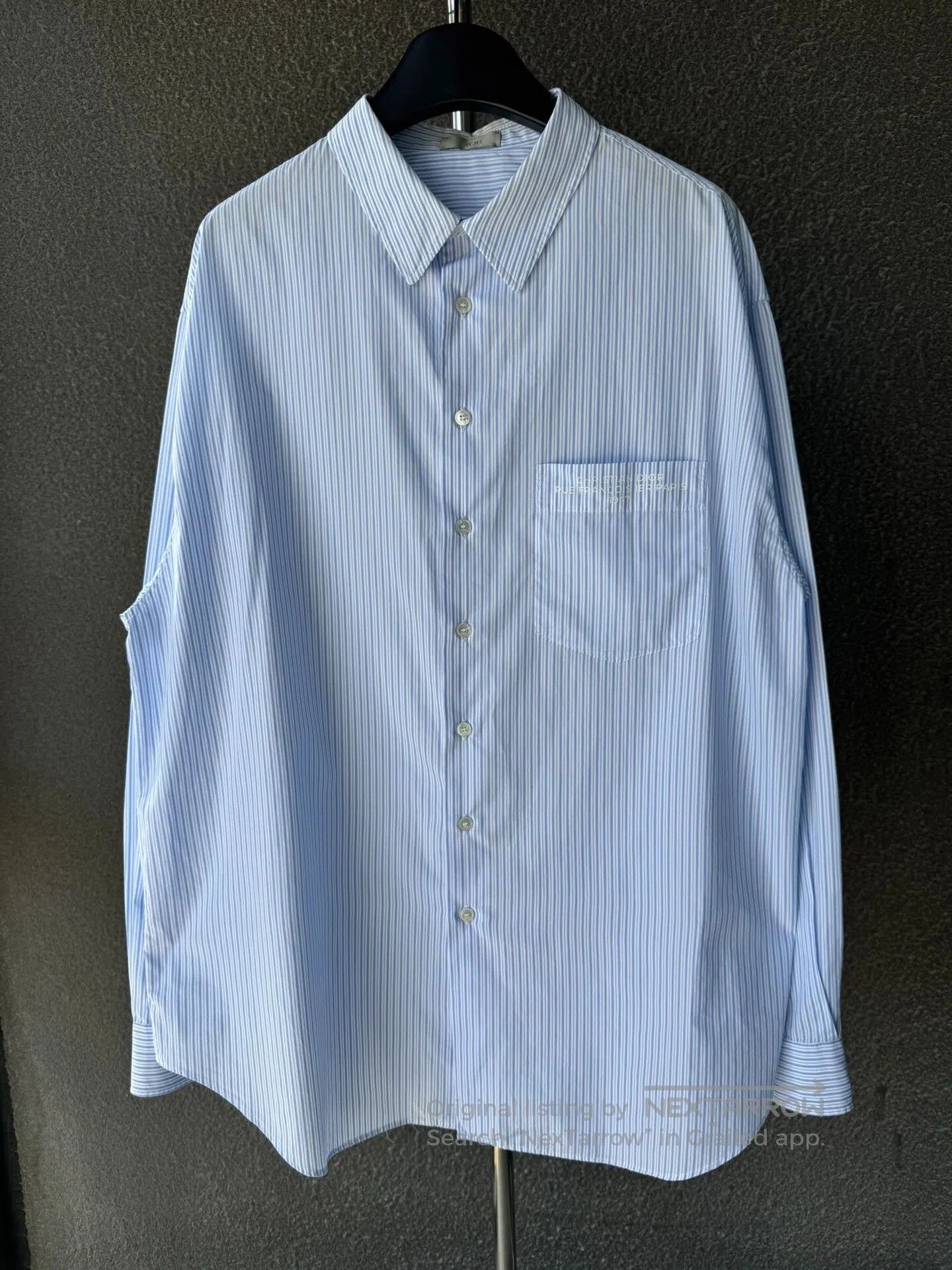 Dior Dior Striped Loose Long Sleeve Shirt. Size US M / EU 48-50 / 2 - 1 Thumbnail