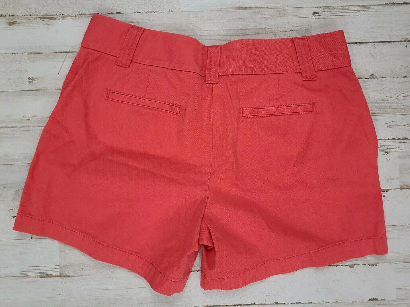 J.Crew J Crew City Fit Chino Shorts 6 Coral Pink NWT Size 28" / US 6 / IT 42 - 3 Thumbnail