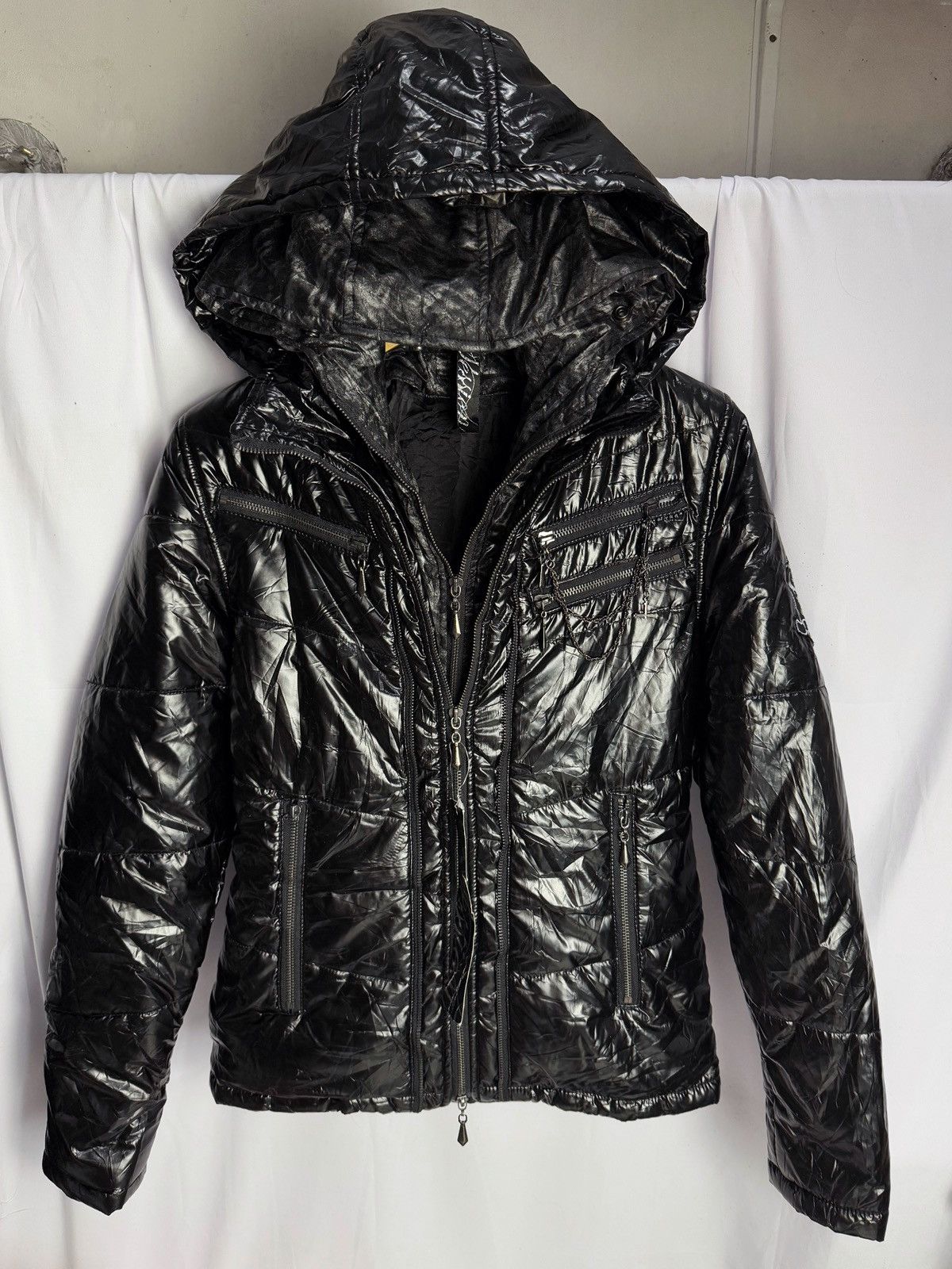 Pre-owned If Six Was Nine X Le Grande Bleu L G B Archived Puffer Jacket Double Layers Midas Session In Black