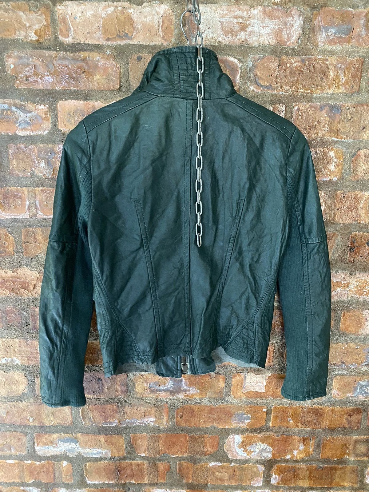 If Six Was Nine 2000s LUCA Japan hybrid Sheepskin leather jacket Size S / US 4 / IT 40 - 15 Thumbnail