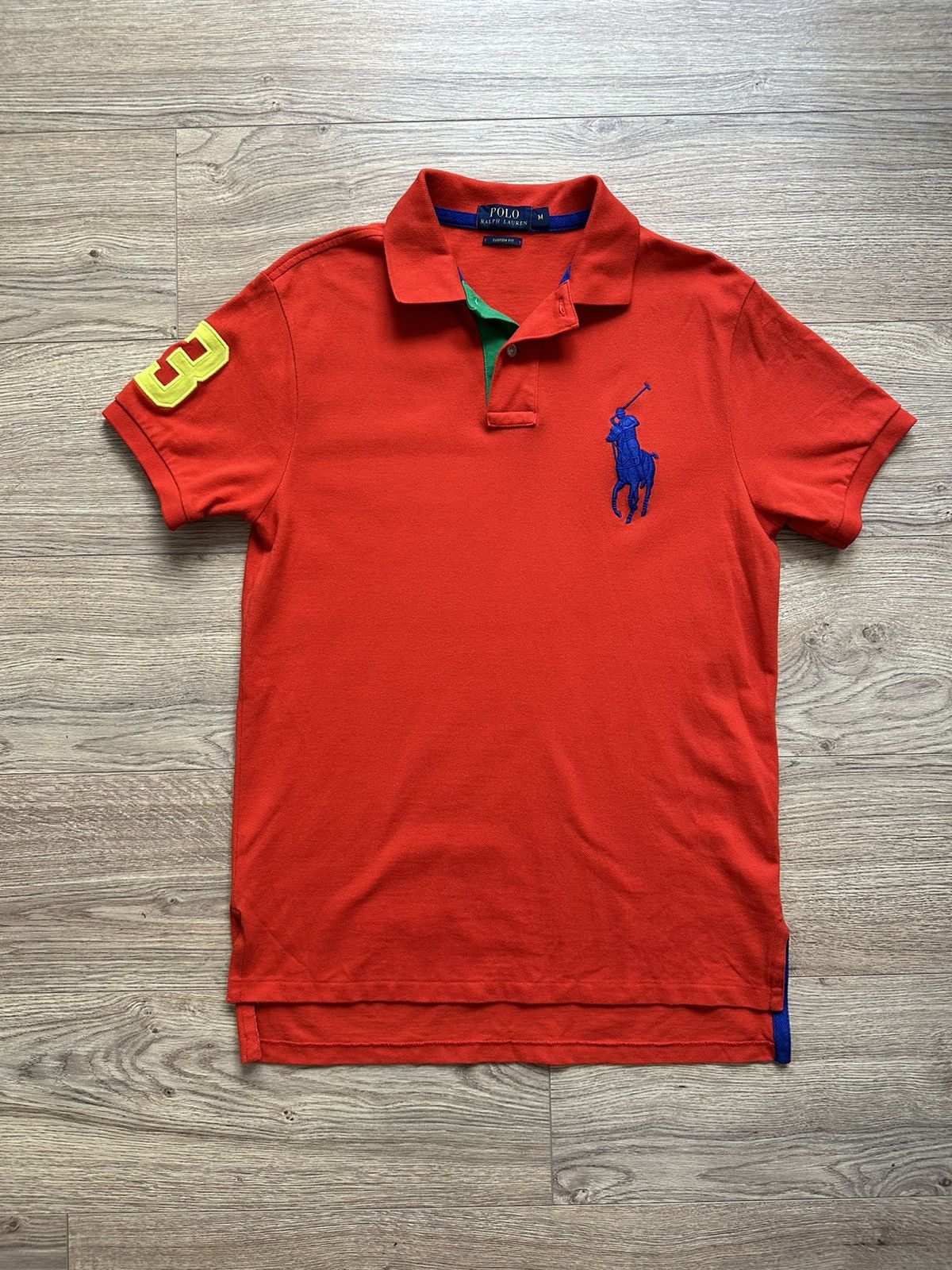 Polo Ralph Lauren Polo Ralph Lauren polo shirt red shorts sleeve big pony Size US M / EU 48-50 / 2 - 12 Thumbnail