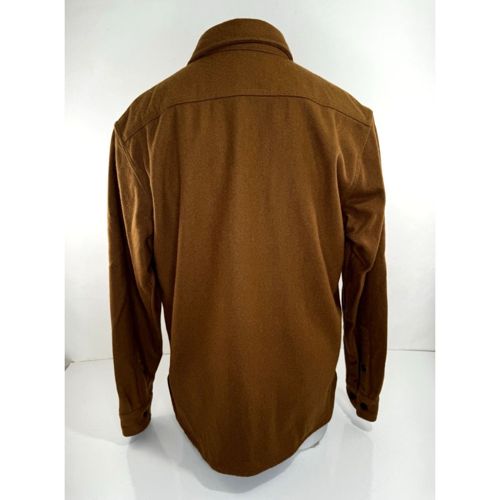 Schott SCHOTT U.S. ARMED FORCES Intermediate CIV / MIL 1913 WOOL L Jacket Shirt Jacket Men L Rust Brown EXCELLENT Size US L / EU 52-54 / 3 - 3 Thumbnail