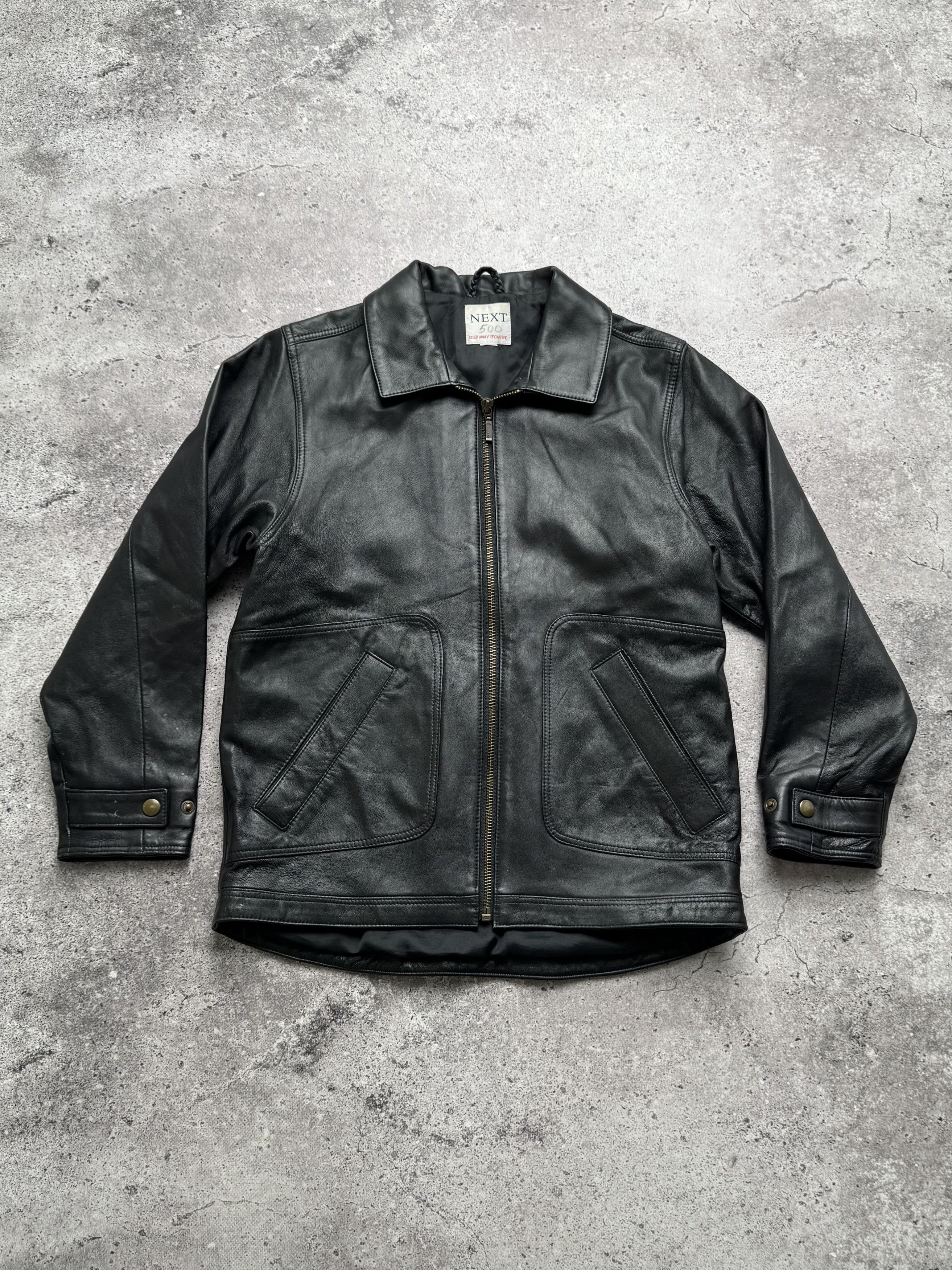Vintage Vintage Leather Jacket C2(V481) Size XXS / US 00 / IT 34 - 1 Thumbnail