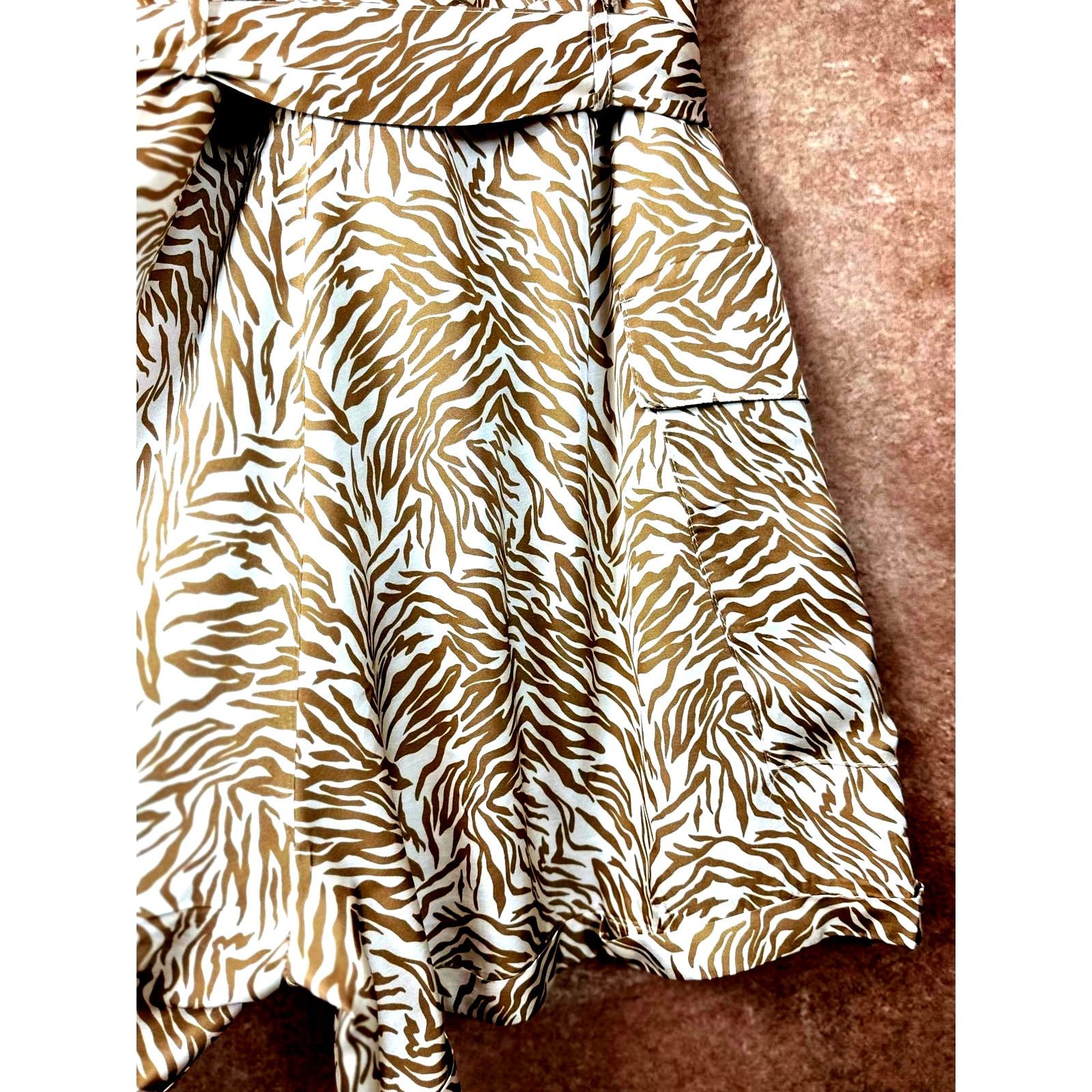 Other Lita by Ciara Animal Print Romper - Neutral Tiger - size M Size 30" / US 8 / IT 44 - 13 Thumbnail