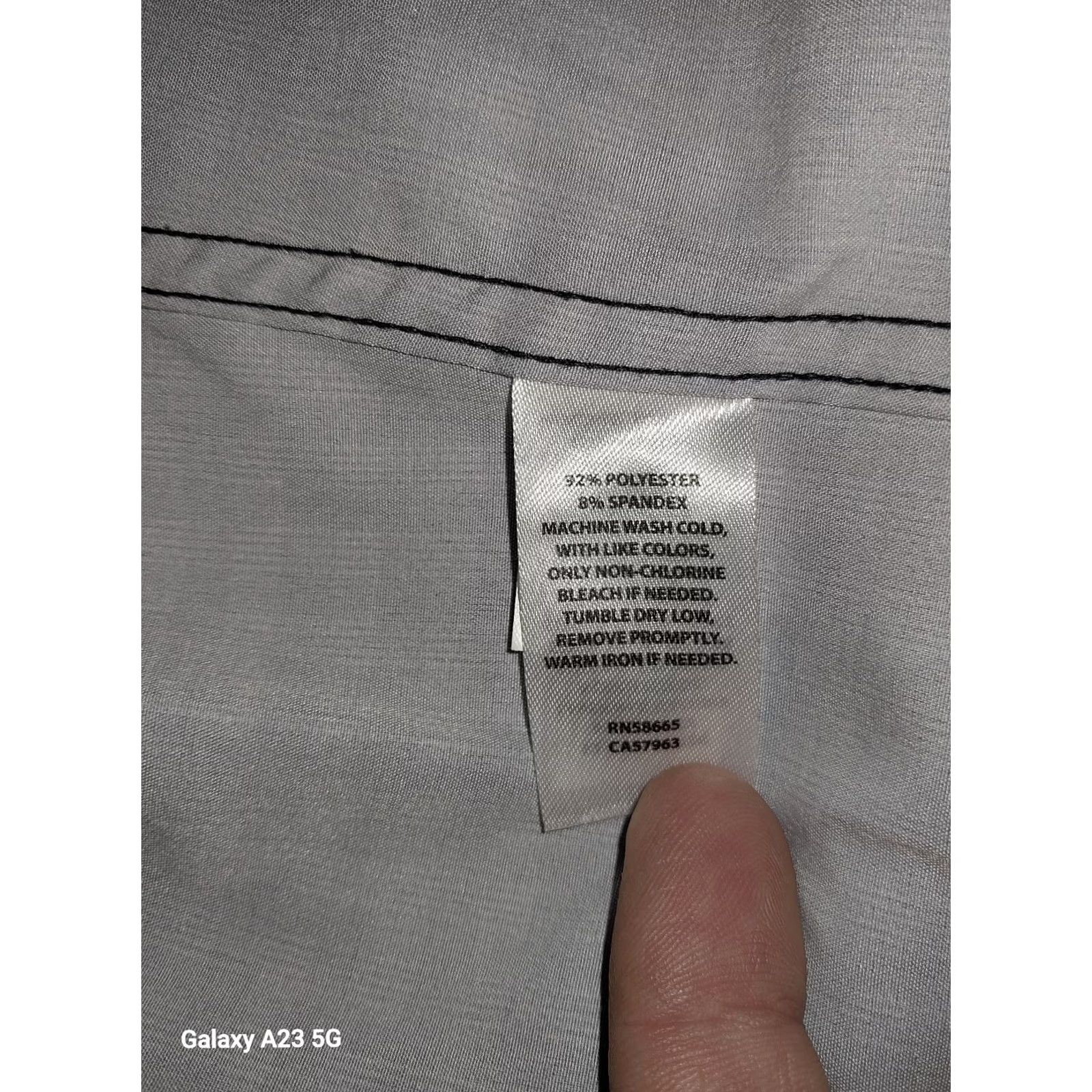 Nordstrom Nordstrom Shirt Men Medium Blue Check Button-Down Collared 30in Regular Fit Shirt Size US M / EU 48-50 / 2 - 4 Thumbnail