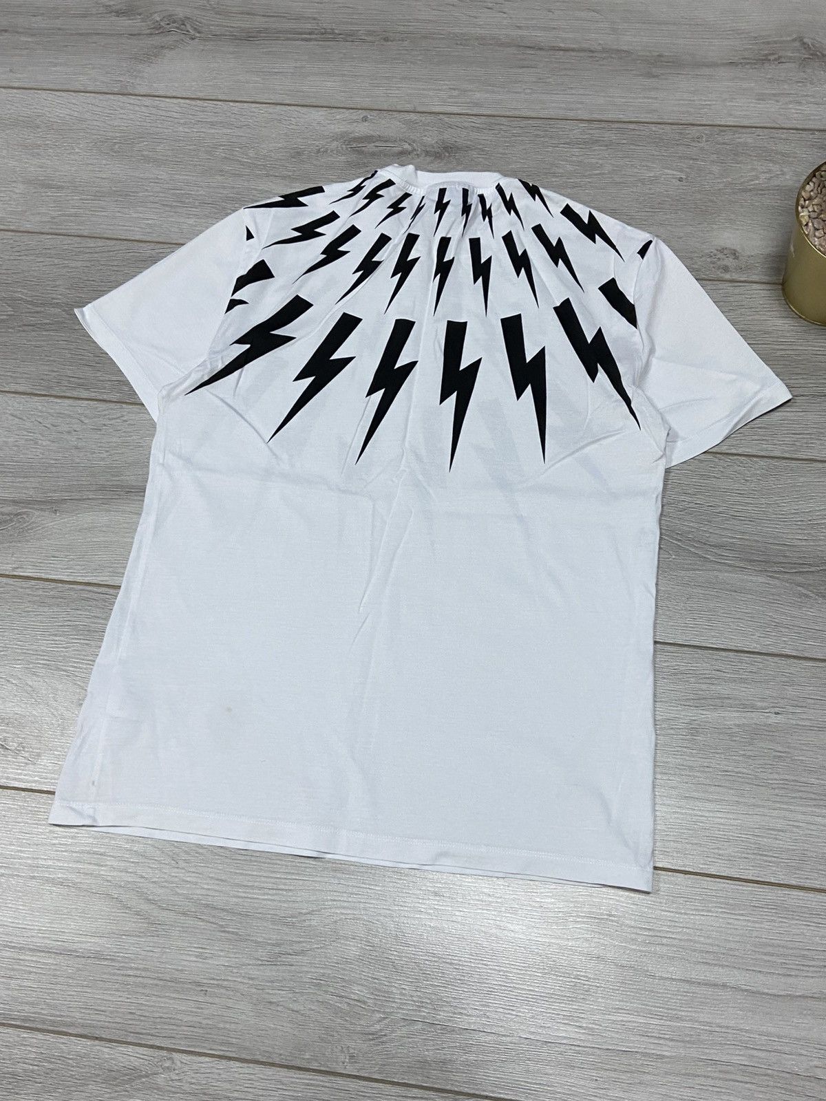 Neil Barrett Neil Barrett Lightning Bolt Print T Shirt Size US M / EU 48-50 / 2 - 11 Thumbnail