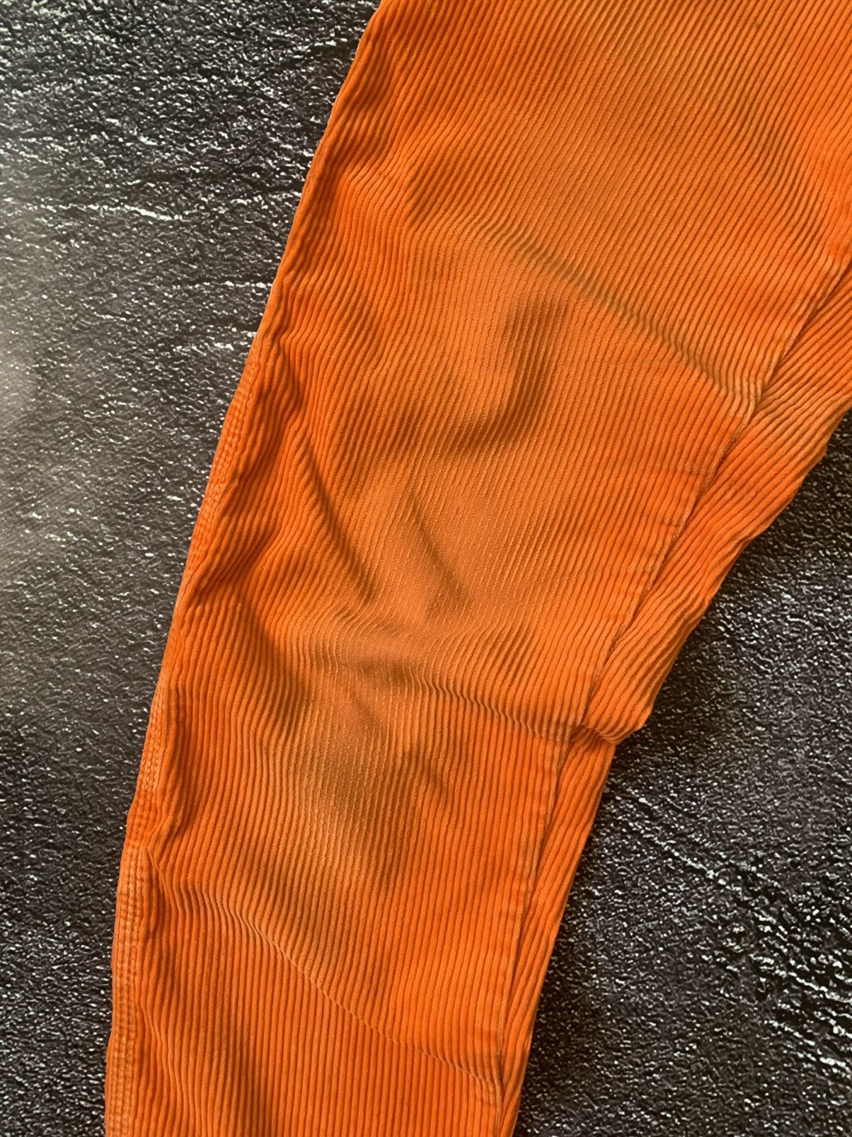 Fiorucci Fiorucci Corduroy Orange Velvet Trousers Safety Jeans Size 25" / US 0 / IT 36 - 8 Thumbnail