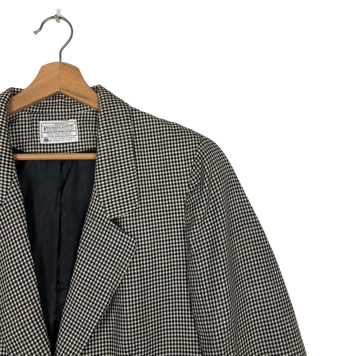 Japanese Brand 🔥90s Miss Pendelton Double Breast Chore Jacket TartanDesign Size US M / EU 48-50 / 2 - 6 Thumbnail
