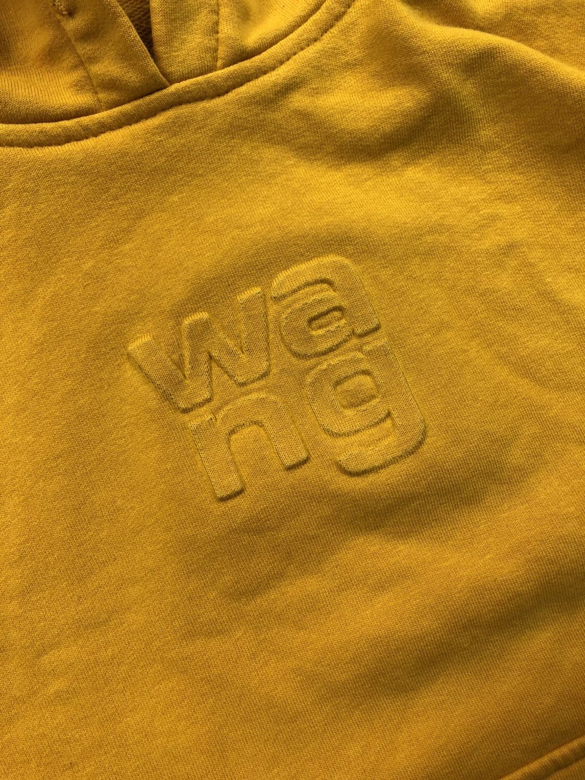 Alexander Wang ALEXANDER WANG Hype Centre 3D Logo Streetwear Hoodie Yellow Size M / US 6-8 / IT 42-44 - 5 Thumbnail