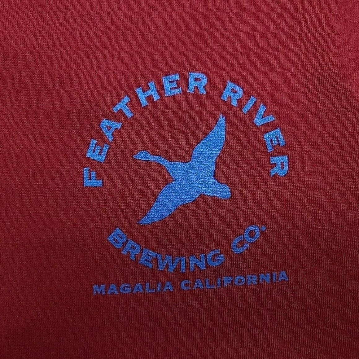 Fruit Of The Loom VINTAGE Feather River Brewing Shirt Mens XL Honey Ale Magalia California Logo Beer TEE Size US XL / EU 56 / 4 - 5 Thumbnail