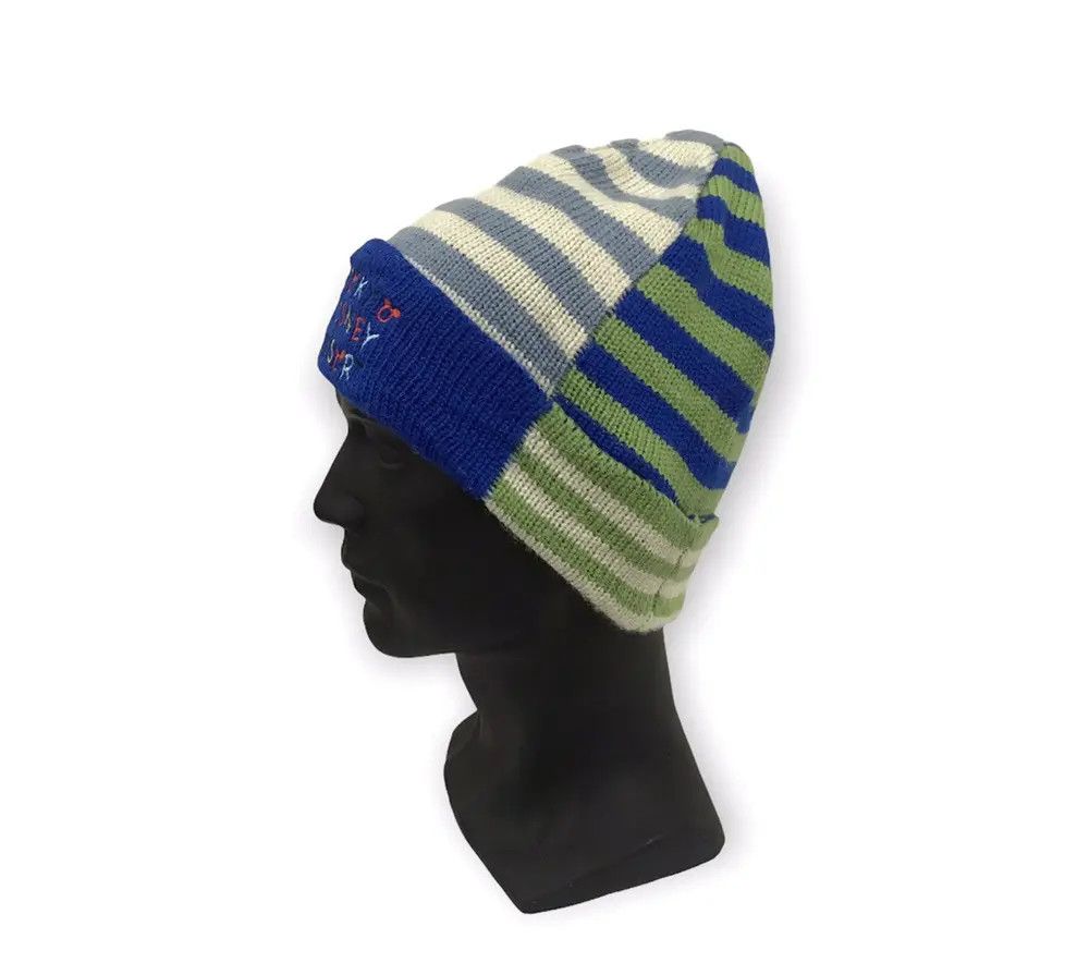 Disney × Mickey Mouse Disney Mickey Mouse Stripe Beanie Hat Size ONE SIZE - 2 Thumbnail