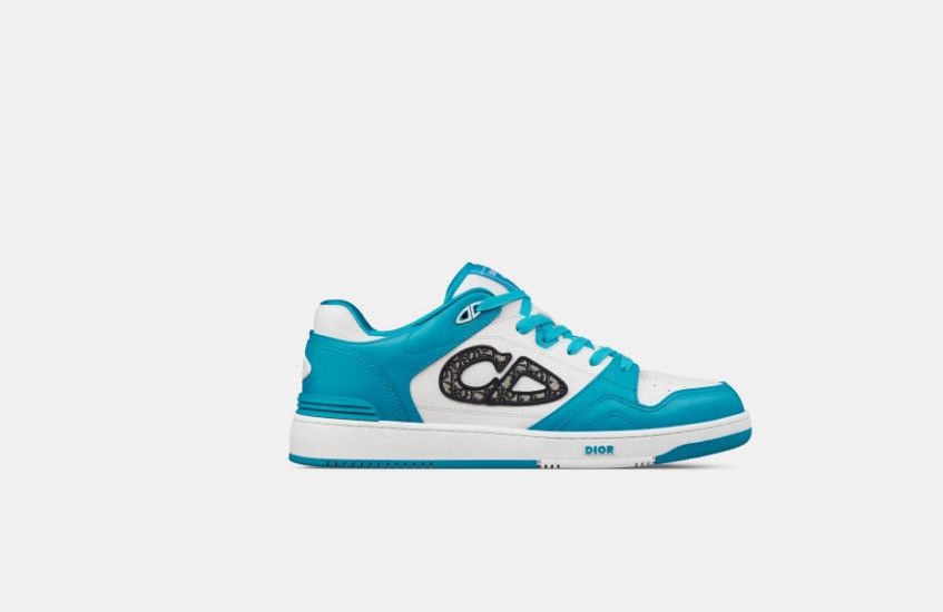Dior o1w1db10325 3SN31 Low-Top Sneakers in White & Blue Size US 13 / EU 46 - 1 Thumbnail