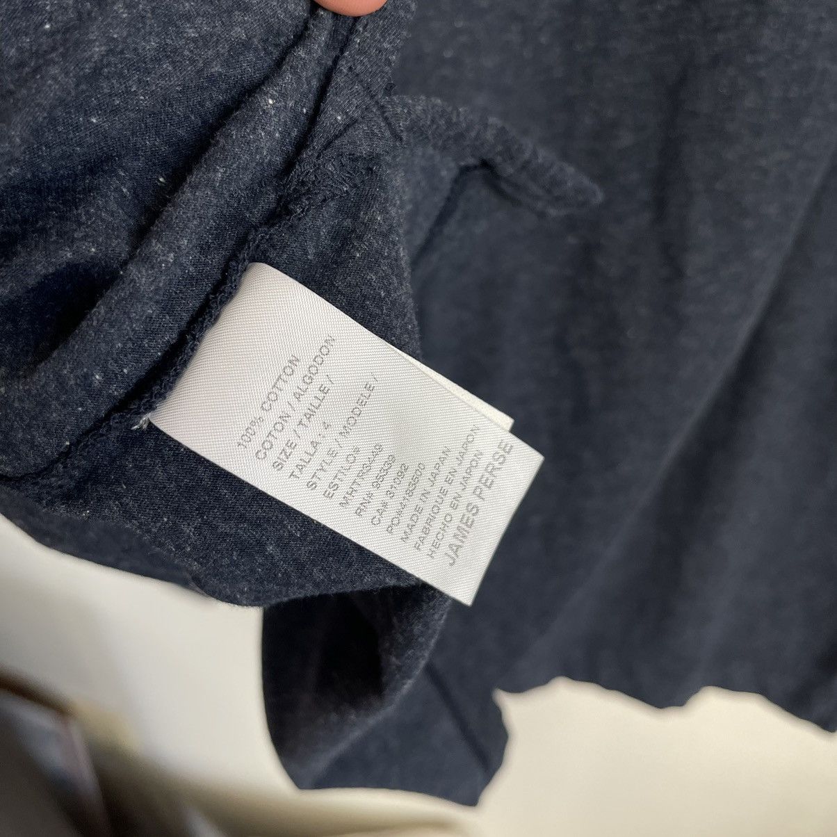James Perse James Perse Lightweight Long Sleeve Heather Henley Tee Size US XL / EU 56 / 4 - 7 Thumbnail