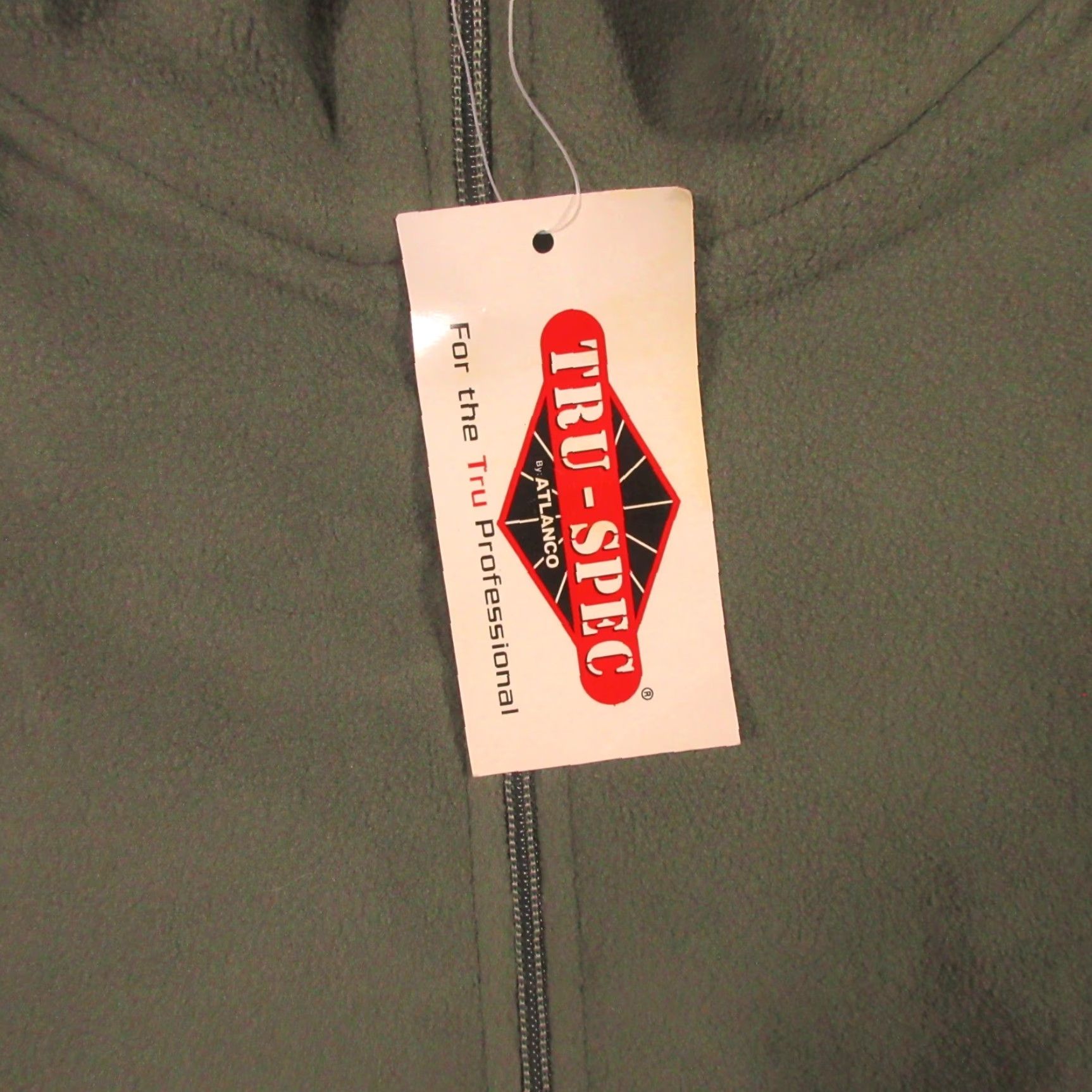 Vintage TRU-SPEC Jacket Full Zip Microfleece Liner XL Foliage Green Military Outdoor Mens Size US XL / EU 56 / 4 - 4 Thumbnail