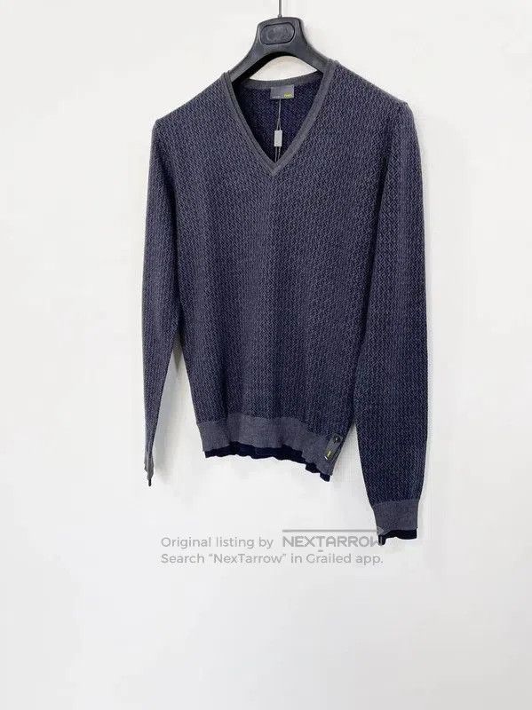 Fendi Fendi Navy Wool Logo Knit Sweater . Size US XS / EU 42 / 0 - 3 Thumbnail