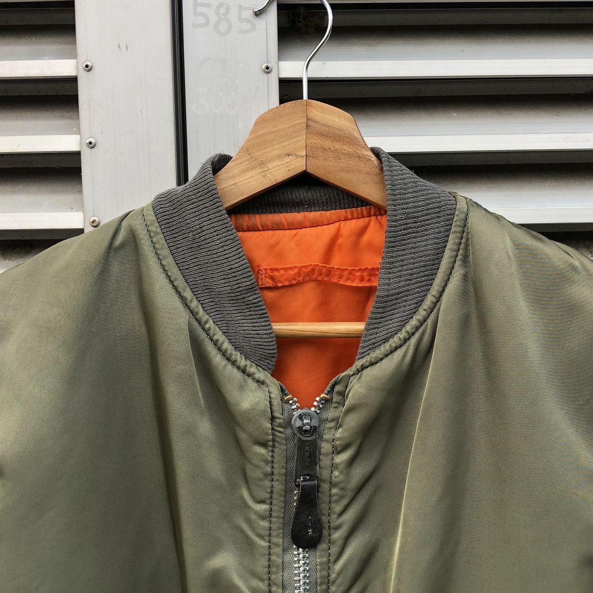 Alpha Industries VTG Alpha Industries Flyer’s Intermediate Ma-1 Bomber Jacket Size US L / EU 52-54 / 3 - 7 Thumbnail