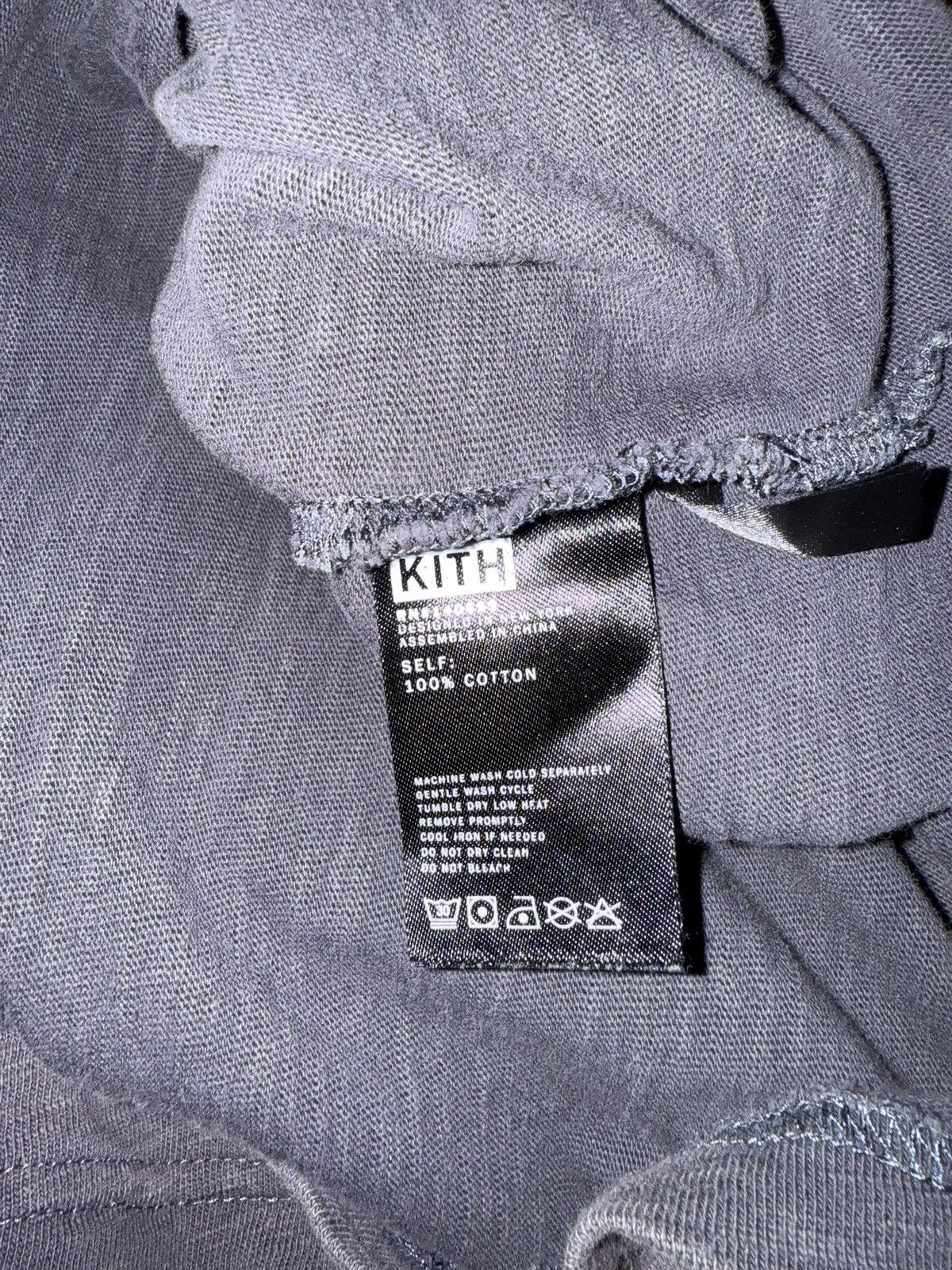 Kith JFK SLUB JERSEY TEE BATTLESHIP Size US XS / EU 42 / 0 - 4 Thumbnail