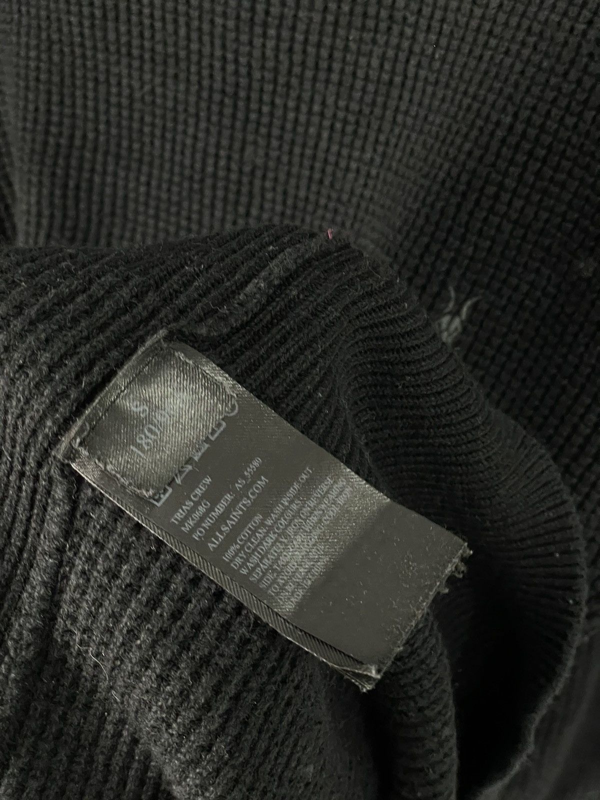 Allsaints Allsaints Mens Sweater CREW Long Sleeve Pullover Size US S / EU 44-46 / 1 - 9 Thumbnail