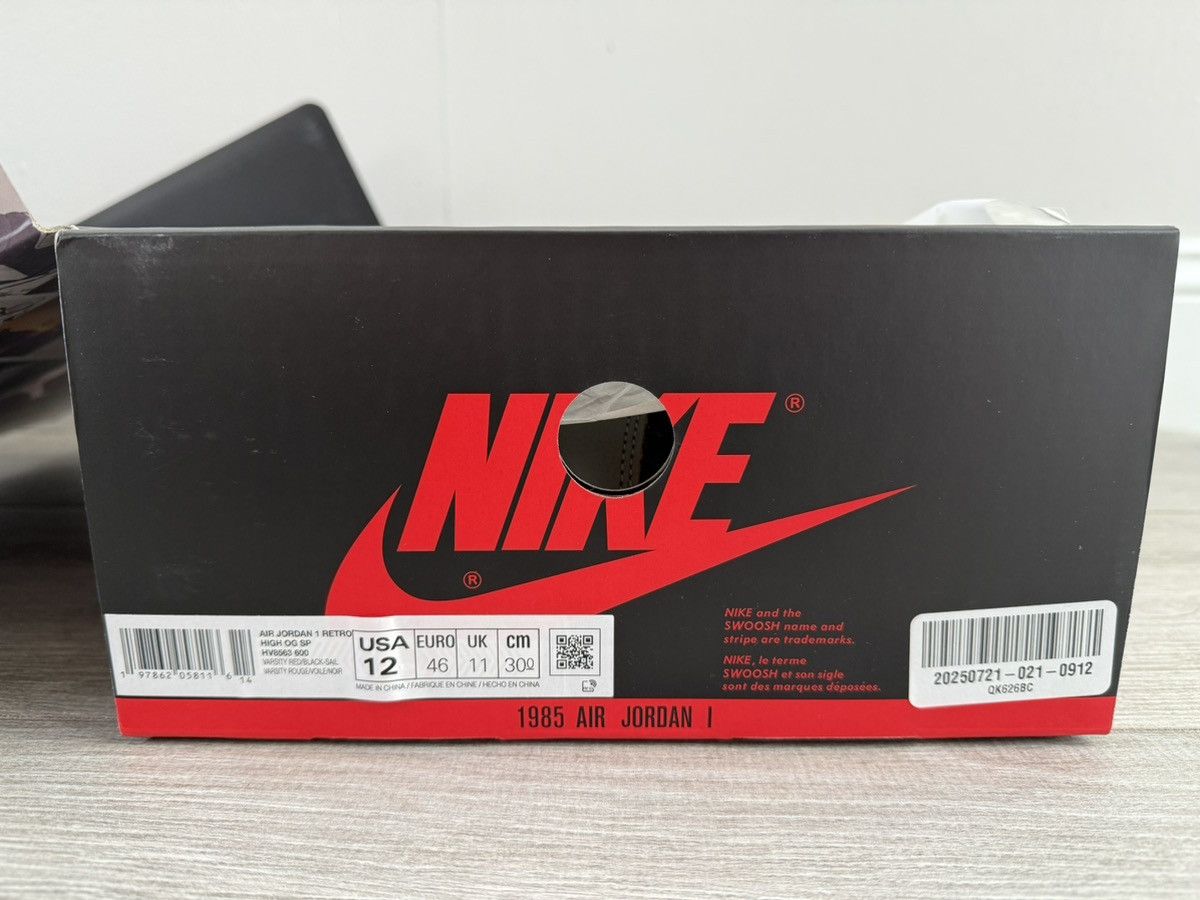 Jordan Brand × Union LA Union LA Air Jordan 1 Retro High Chicago Shadow Red Black 12 Size US 12 / EU 45 - 12 Thumbnail