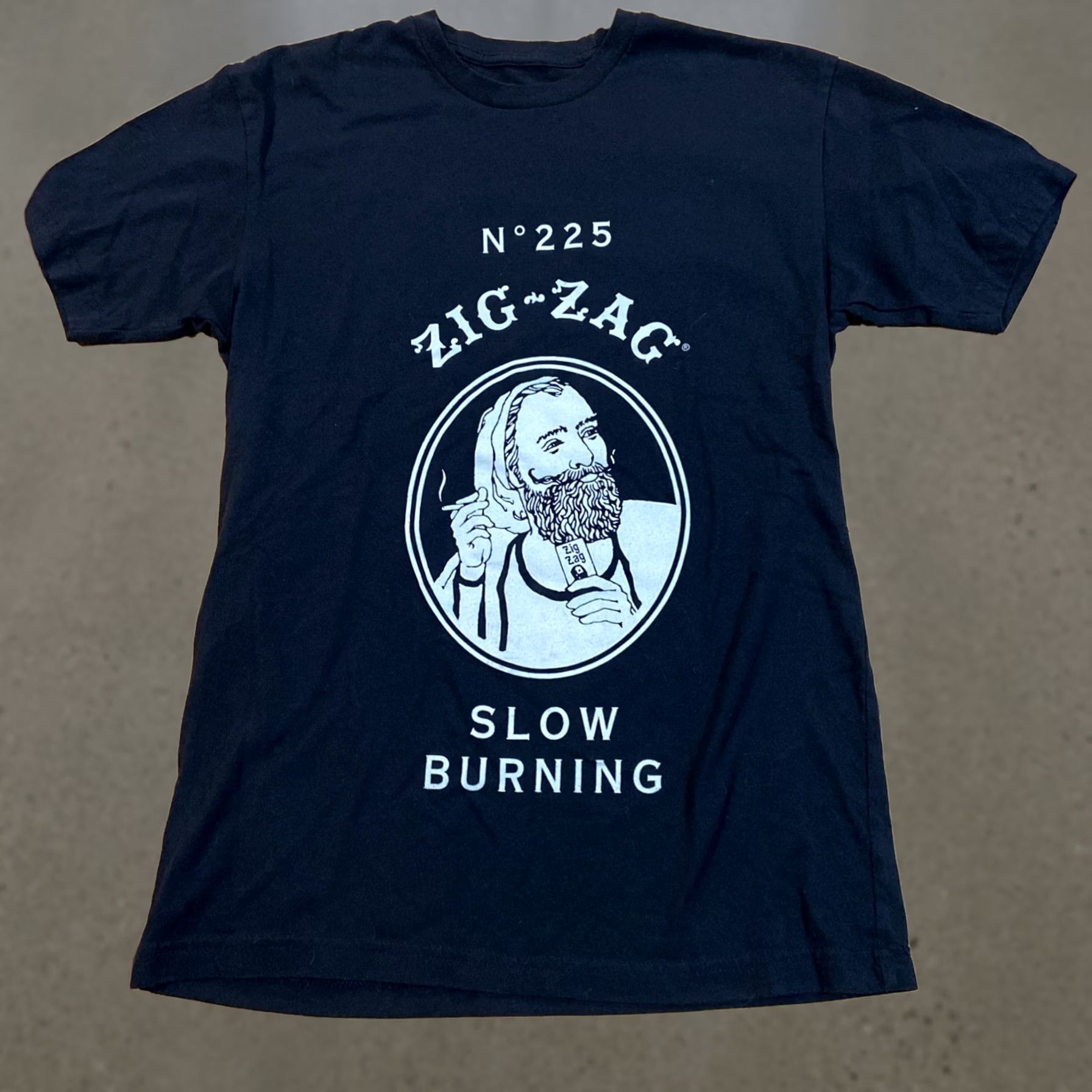 Vintage VINTAGE Zig-Zag Rolling Papers Classic T-Shirt - Black Size S Size US S / EU 44-46 / 1 - 1 Thumbnail