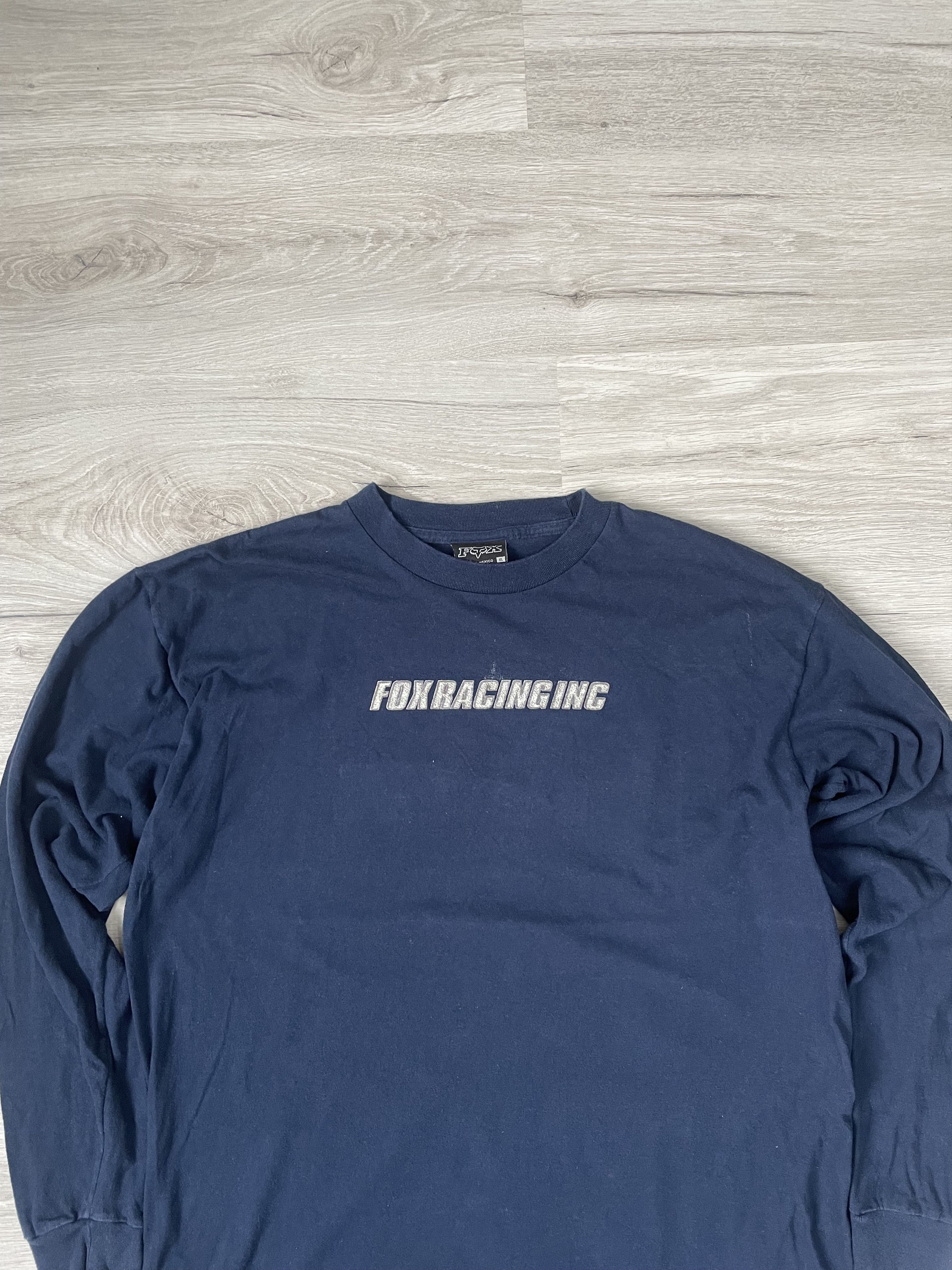 Fox Racing × Vintage MENS LONG SLEEVE FOX RACING JERSEY Size US XL / EU 56 / 4 - 3 Thumbnail