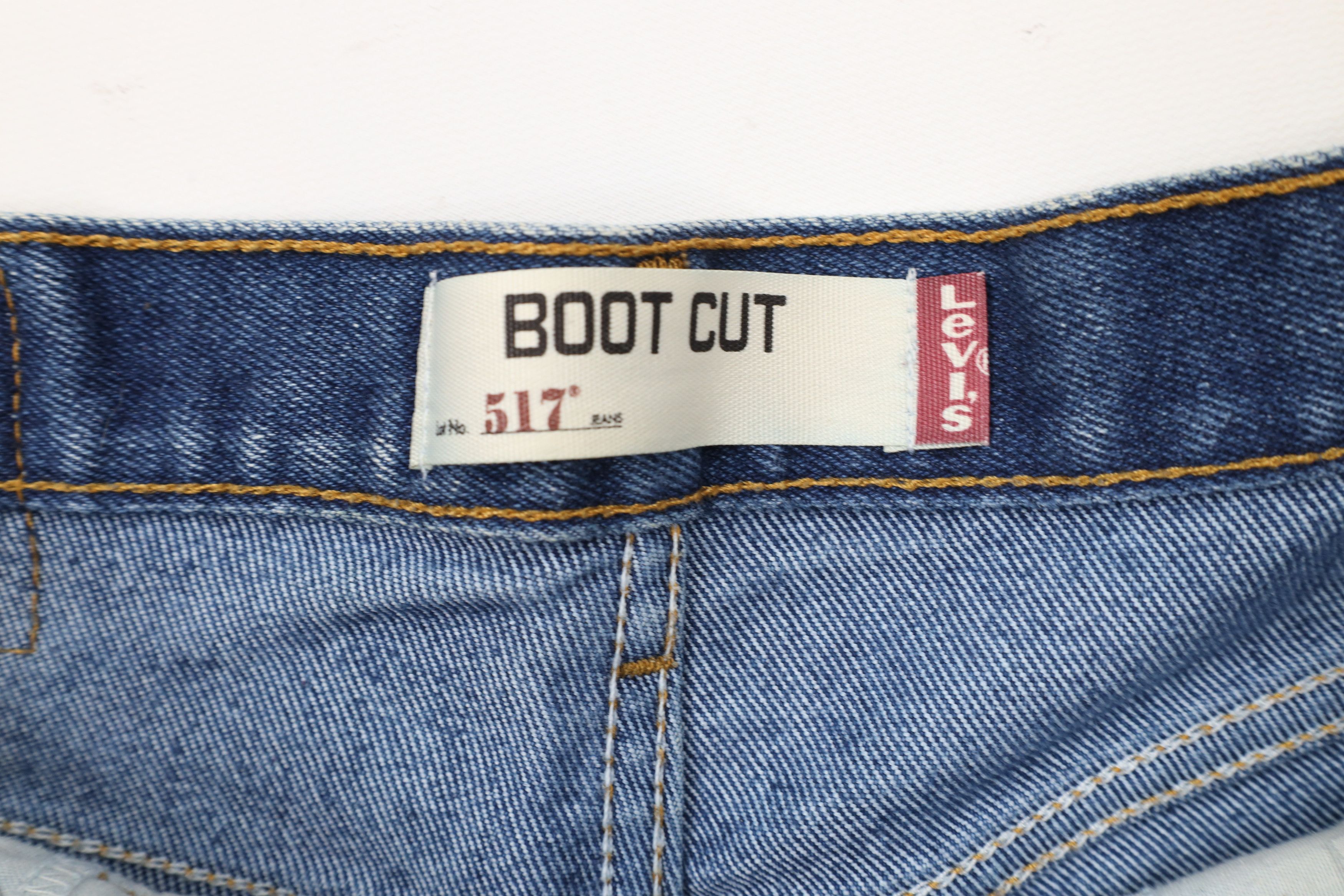 Levi's × Vintage Vintage Y2K 2002 Levis 517 Flared Bootcut Denim Jeans Size US 34 / EU 50 - 8 Thumbnail