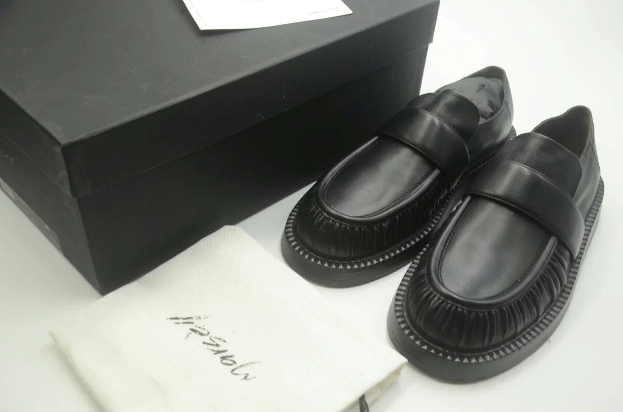Marsell Marsell Black Platform Pleated Loafer Boot Size US 9 / IT 39 - 1 Thumbnail
