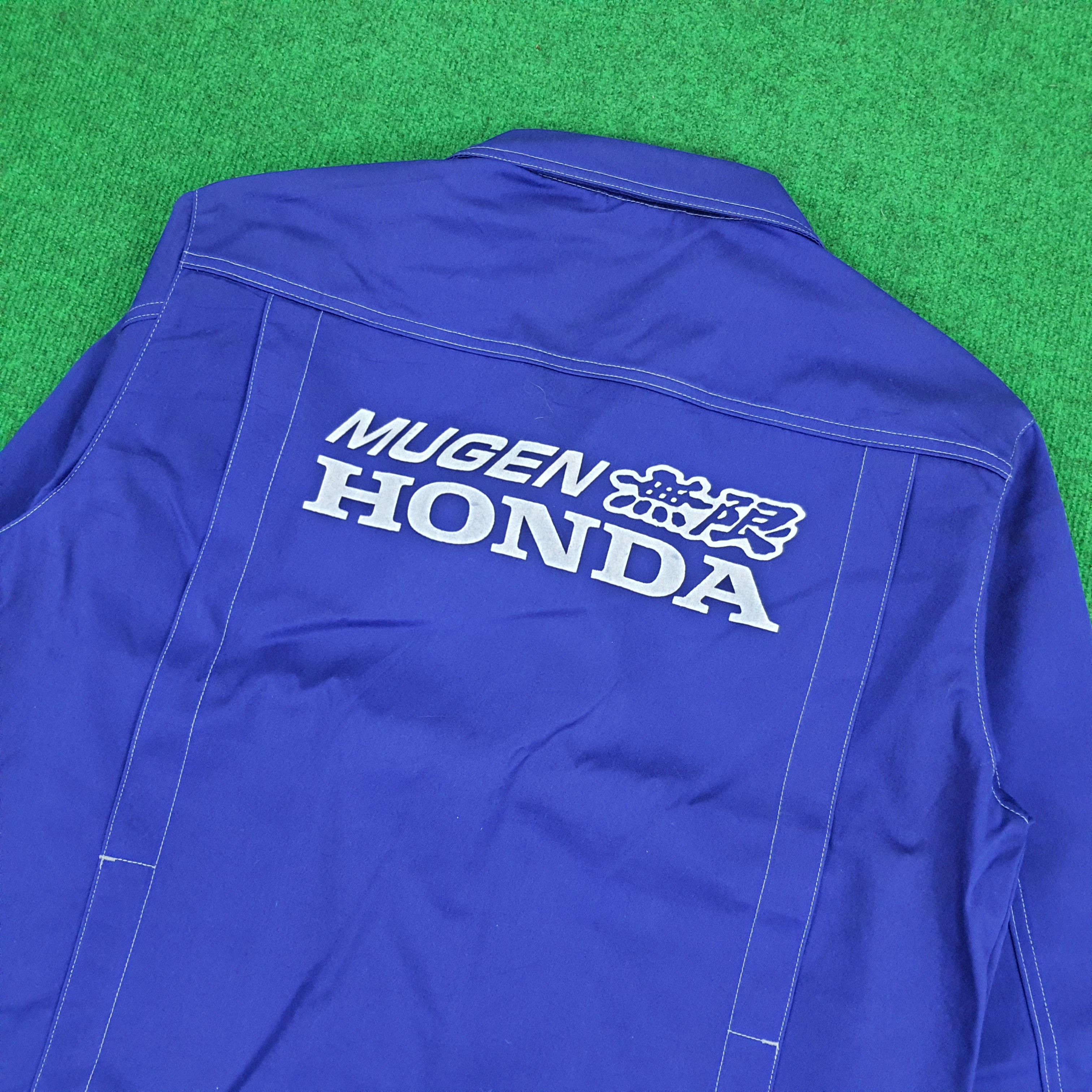 Japanese Brand Vintage HONDA Mugen Japanese Racing Workwear Jacket Size US M / EU 48-50 / 2 - 2 Thumbnail