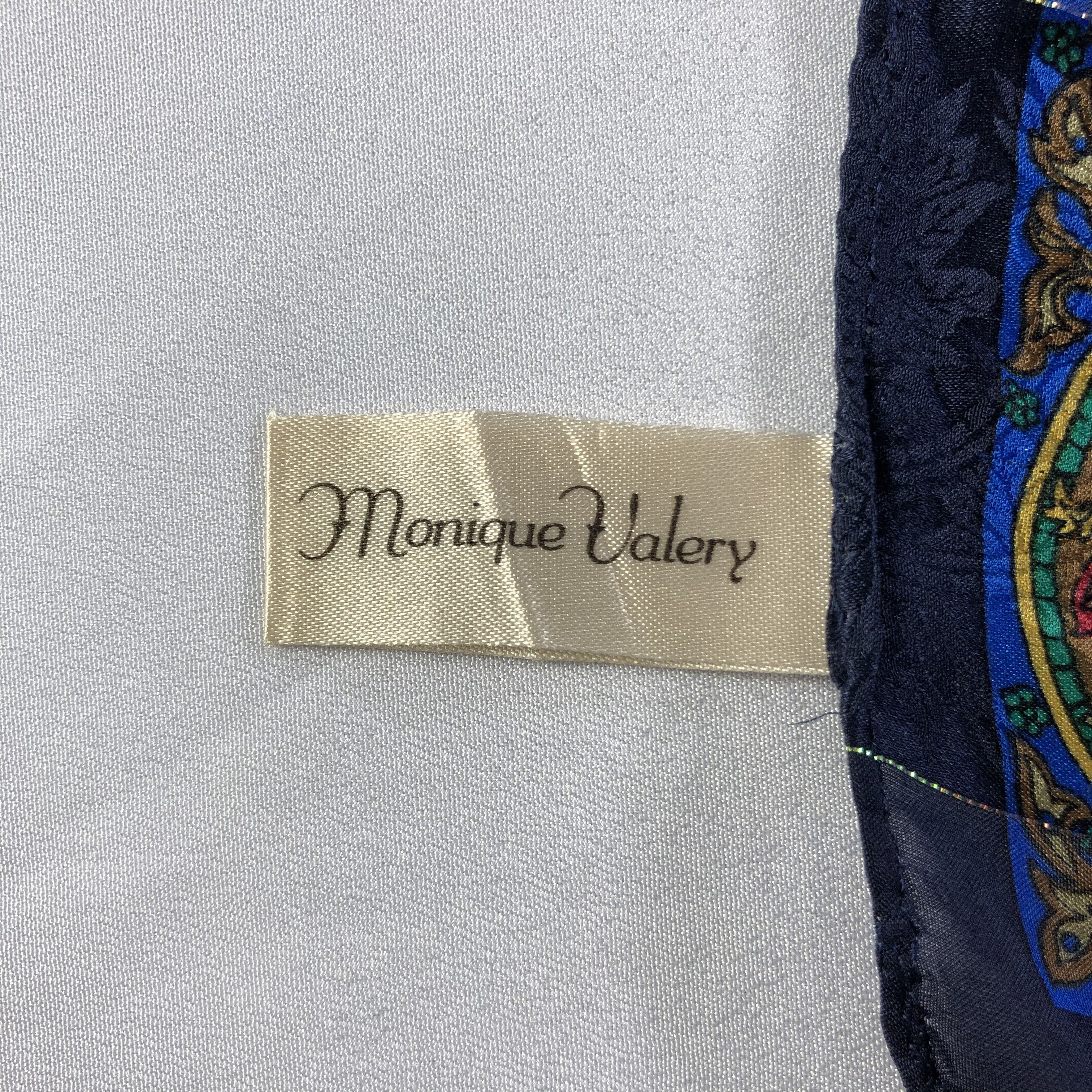 Vintage Vintage Monique Valery Silk Scarf Size ONE SIZE - 5 Thumbnail