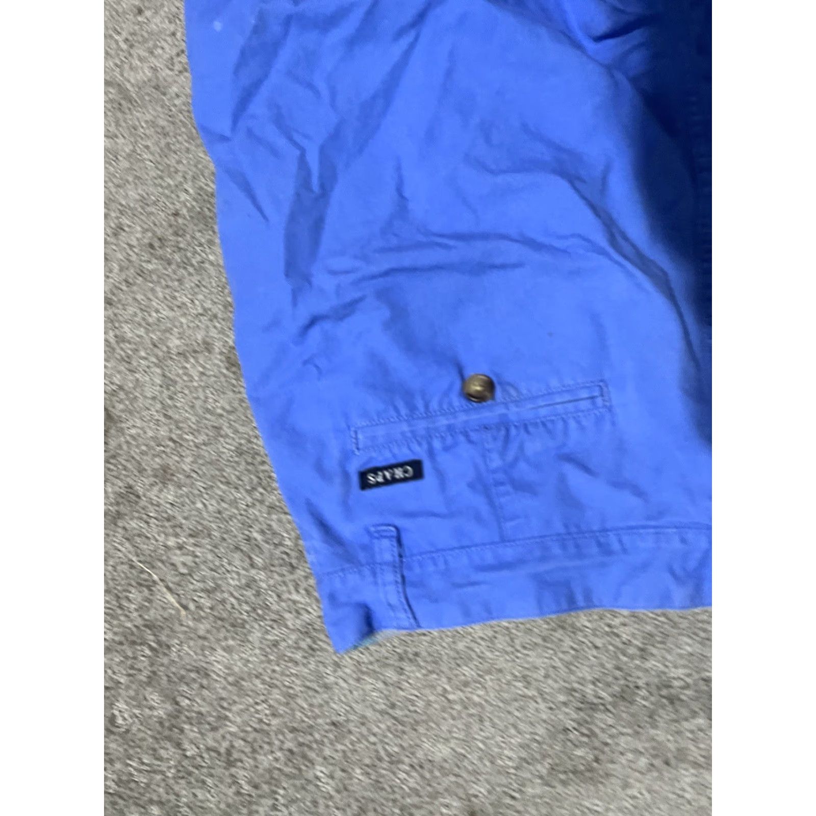 Ralph Lauren VINTAGE Chaps Ralph Lauren Chino Shorts Mens 30 Blue Flat Front Twill 7" Inseam Classic Belt Loops Size US 30 / EU 46 - 3 Thumbnail
