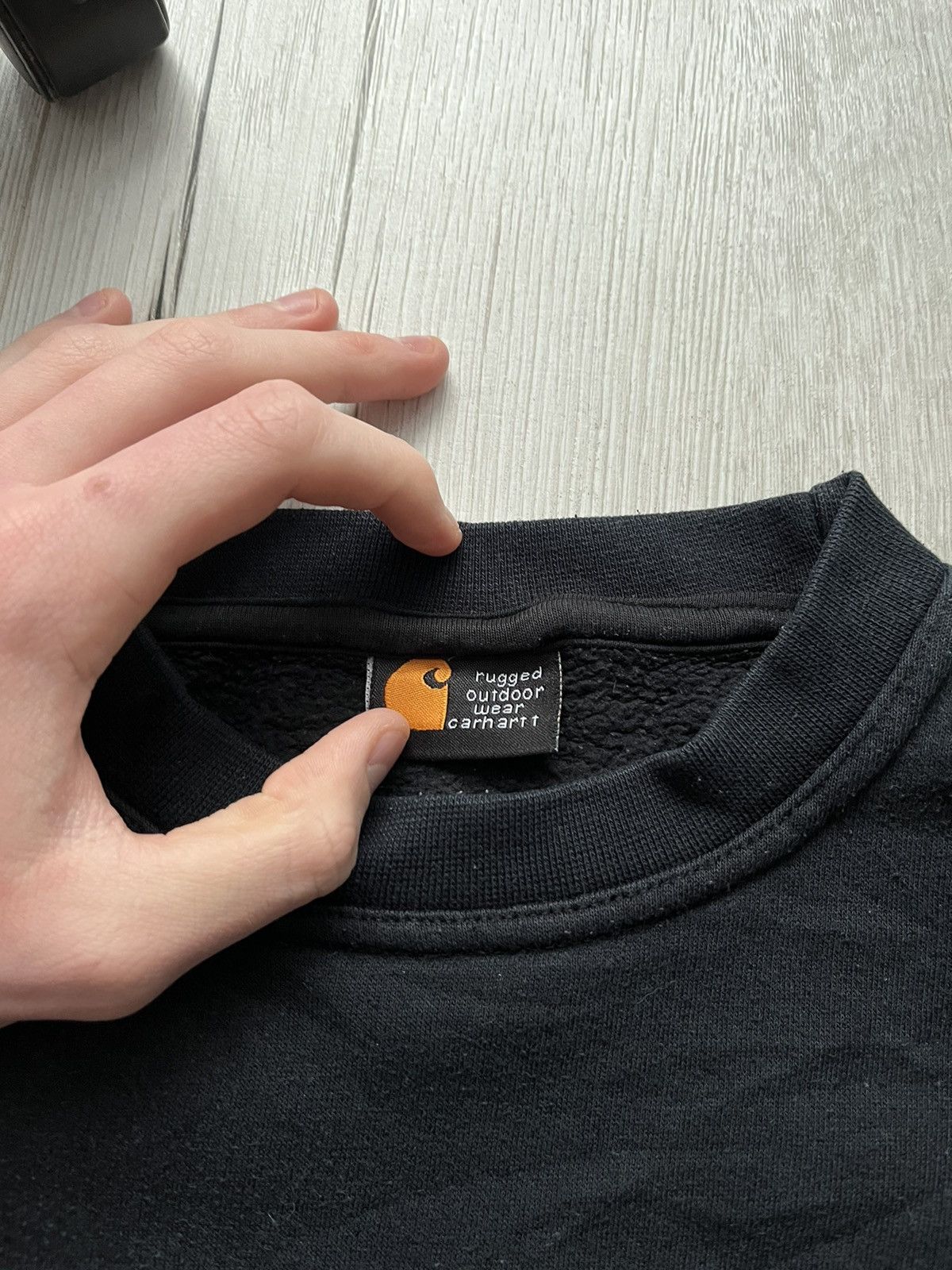 Carhartt × Vintage Vintage 00s Carhartt Embroidered Spellout Logo Sweatshirt Size US S / EU 44-46 / 1 - 5 Thumbnail