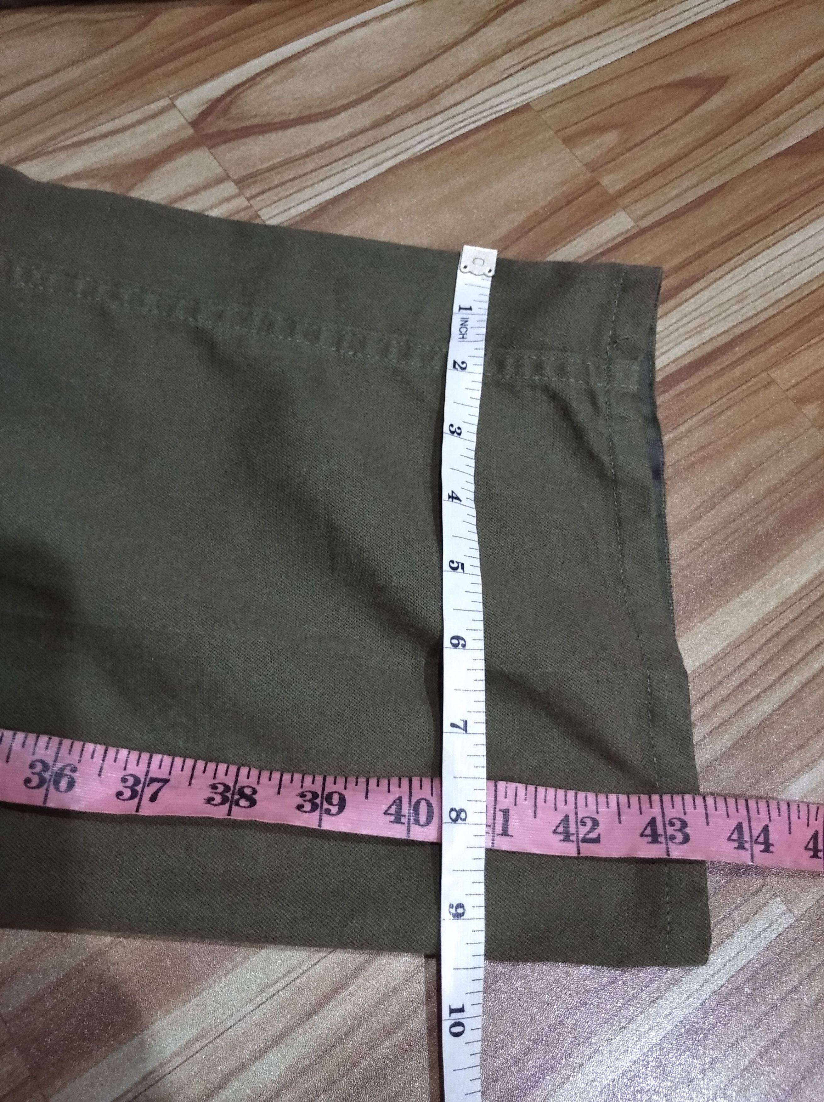 Vintage vtg *rare* Czech Republic button-fly military pants Size US 35 - 10 Thumbnail
