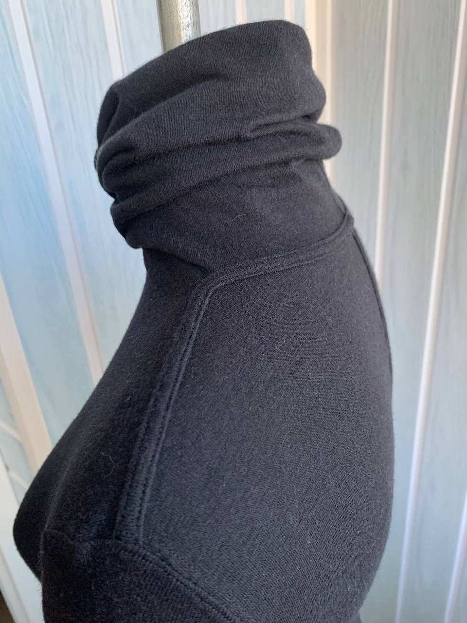Rick Owens Rick Owens Lilies Black Angora Wool Blend Turtleneck Dress Size M / US 6-8 / IT 42-44 - 9 Thumbnail