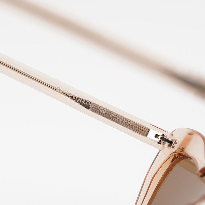 Saint Laurent Paris Saint Laurent SL181 LOU LOU 020 Sunglasses Nude Heart Frame Size ONE SIZE - 7 Thumbnail