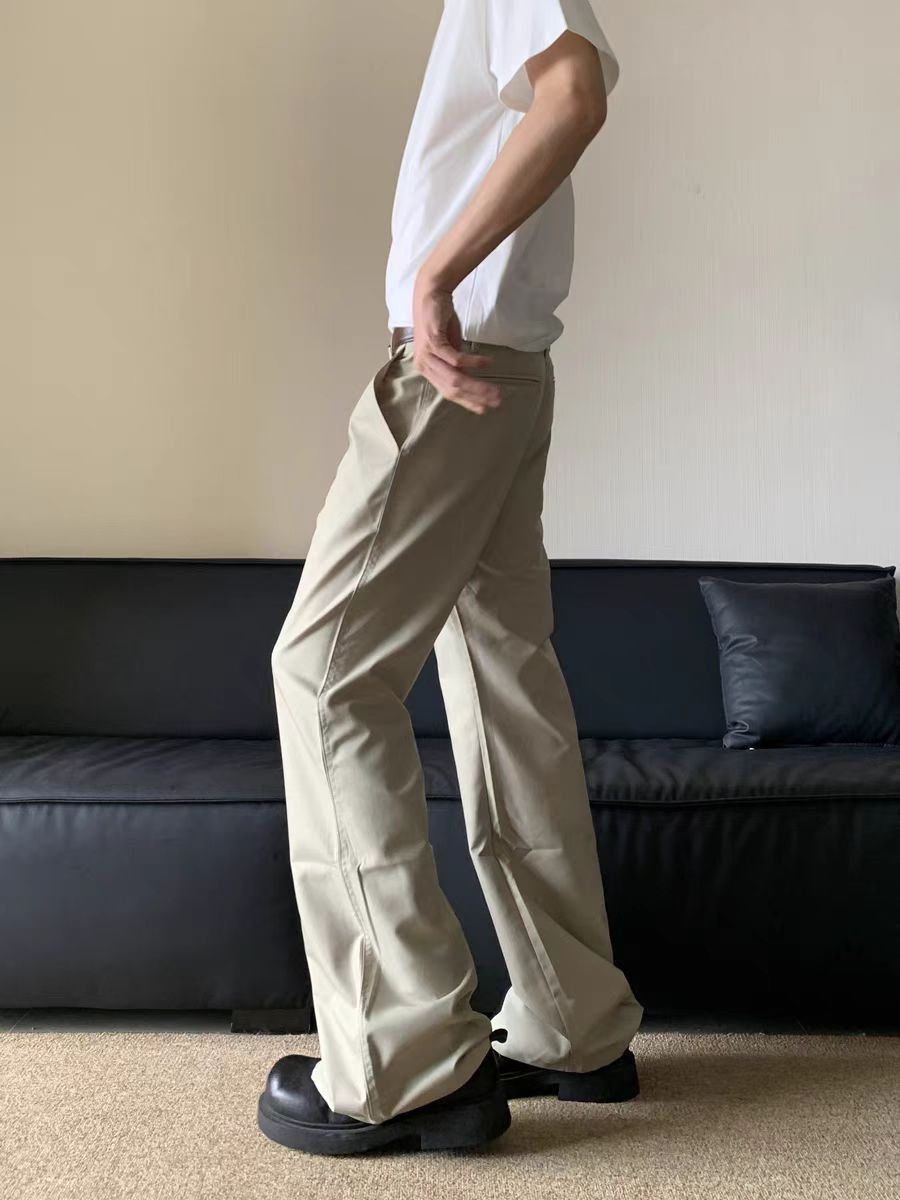 Japanese Brand Straight leg wide leg vintage casual suit trousers Size US 30 / EU 46 - 3 Thumbnail