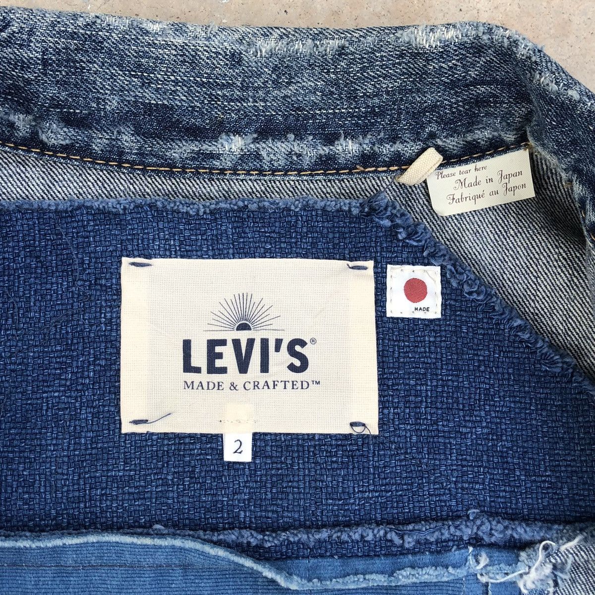 Levi's Made & Crafted Levis Made & Crafted Type IV Trucker Boro Made In Japan 🇯🇵 Size US M / EU 48-50 / 2 - 23 Thumbnail