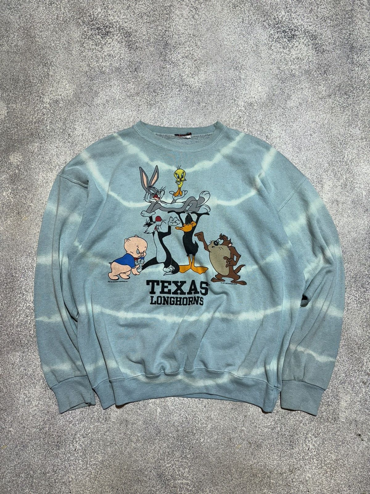 Vintage × Warner Bros Vintage Looney Tunes Warner Bros 1993 Texas Longhorns Size US XL / EU 56 / 4 - 1 Thumbnail