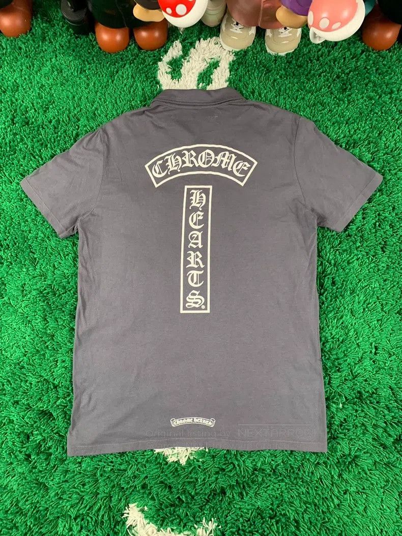 Chrome Hearts CHROME HEARTS Size L Grey horseshoe T-bar short-sleeved shi Size US L / EU 52-54 / 3 - 2 Thumbnail