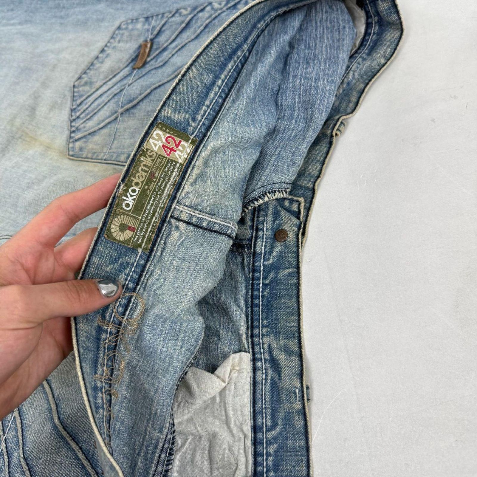 Akademiks × JNCO × Vintage Vintage y2k grunge archive baggy wide leg embroidered jeans Size US 42 / EU 58 - 6 Thumbnail