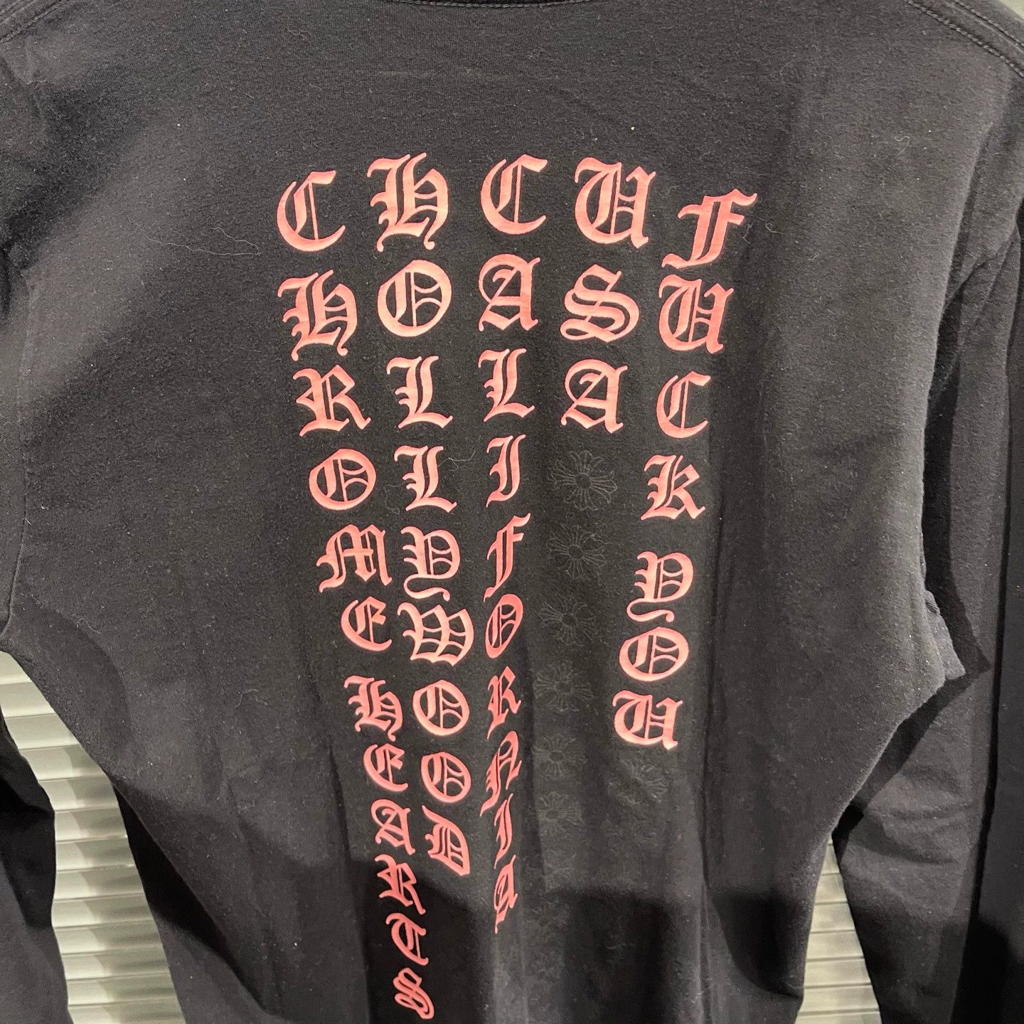 Chrome Hearts Chrome Hearts long sleeve red Sanskrit print L99new Size US L / EU 52-54 / 3 - 5 Thumbnail