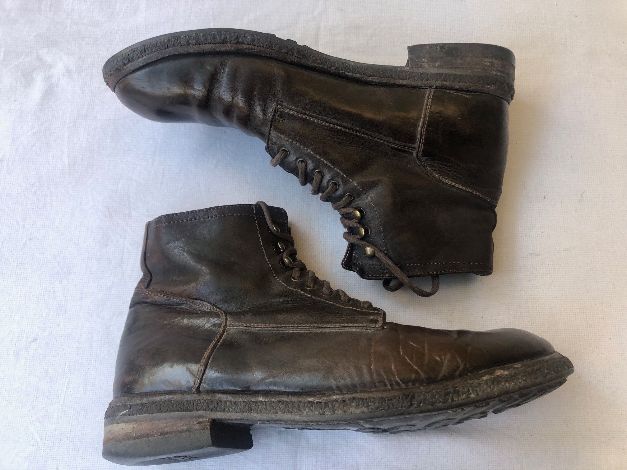 Officine Creative Officine Creative Brown Leather Men's Lace Up Boots Size US 9 / EU 42 - 3 Thumbnail