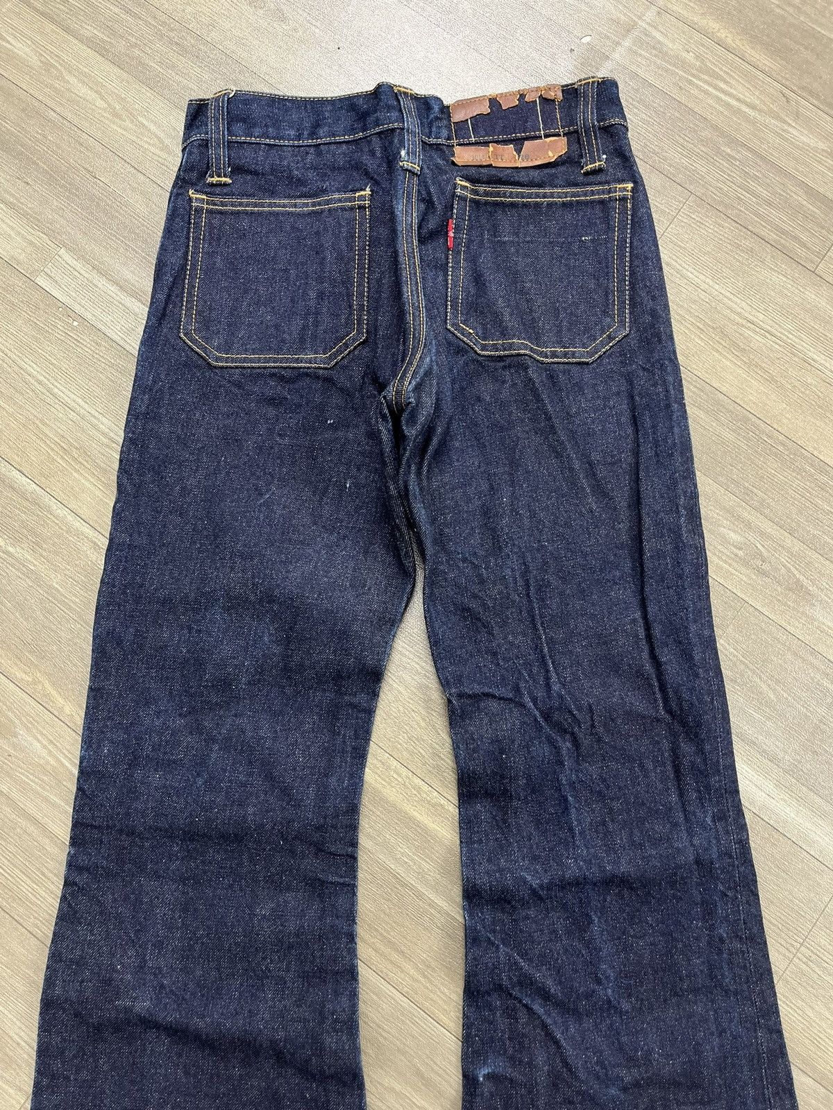 Japanese Brand 2000s Edwin 1014 TT Ifsixwasnine Lgb Style Flared Jeans Size US 27 - 15 Thumbnail