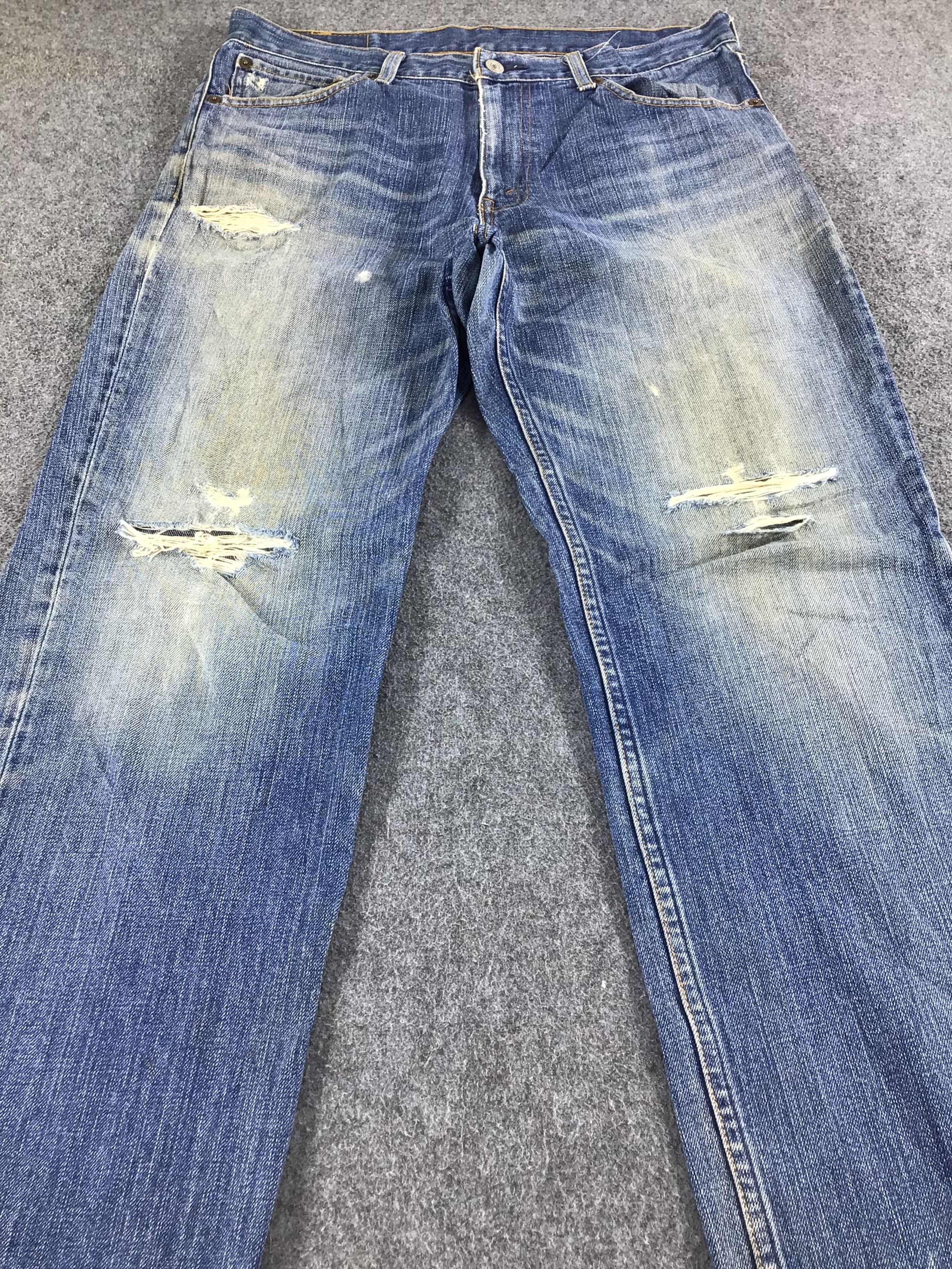 Levi's Vintage Distress Levis 533 Jeans-JM389 Size US 34 / EU 50 - 2 Thumbnail
