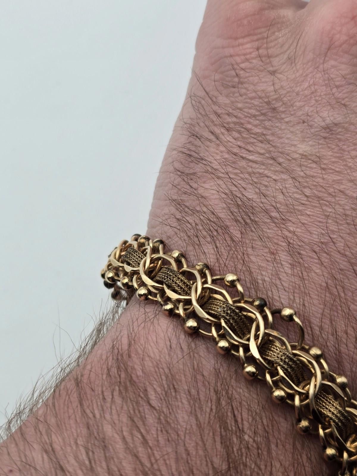 Eton Vtg Eton 1/20 12K Gold-Filled Bracelet –32g Bold Mid-Century Size ONE SIZE - 7 Thumbnail