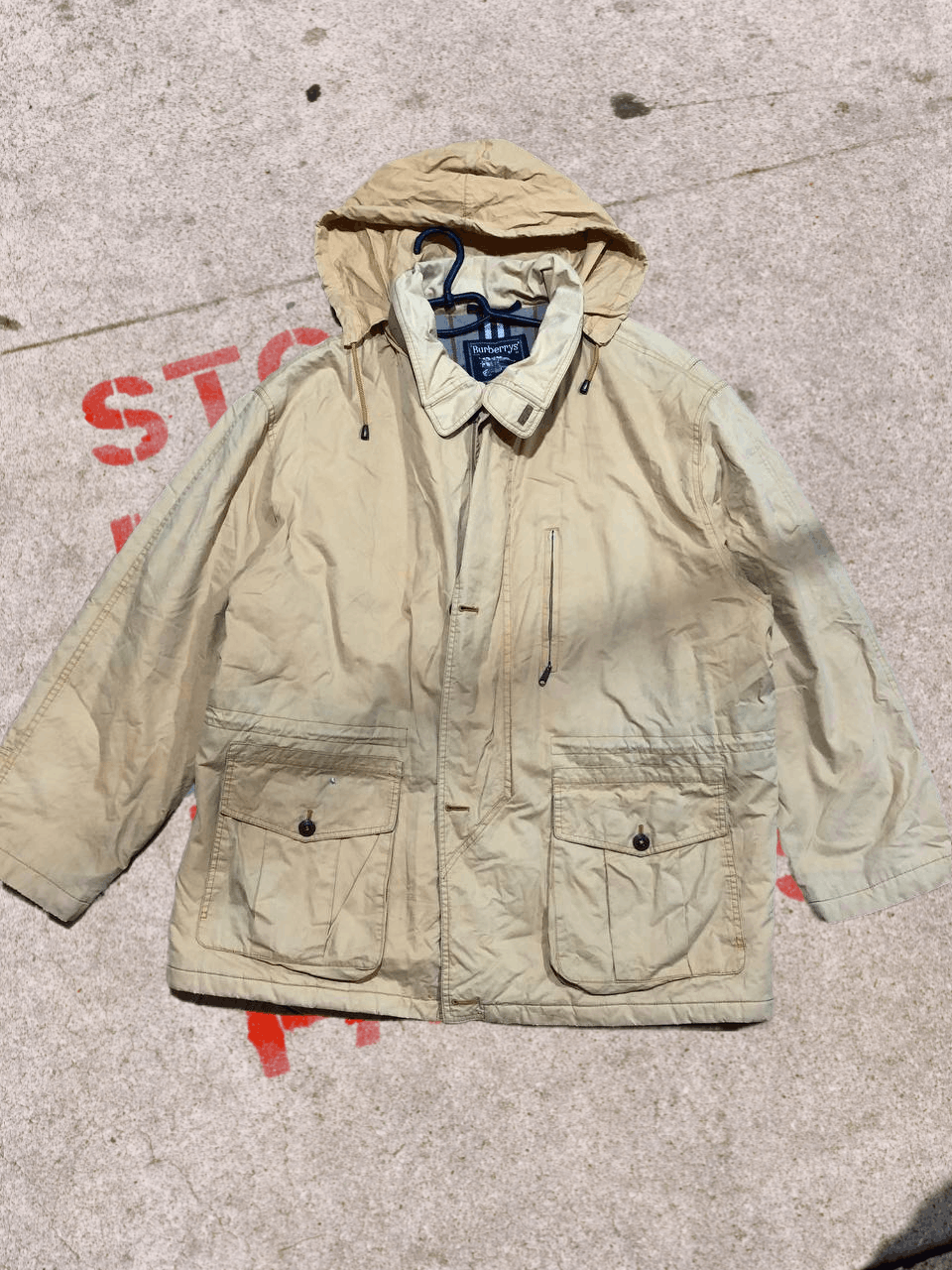 Burberry LUXURY Vintage Jacket Burberrys Streetwear Size US XXL / EU 58 / 5 - 1 Thumbnail