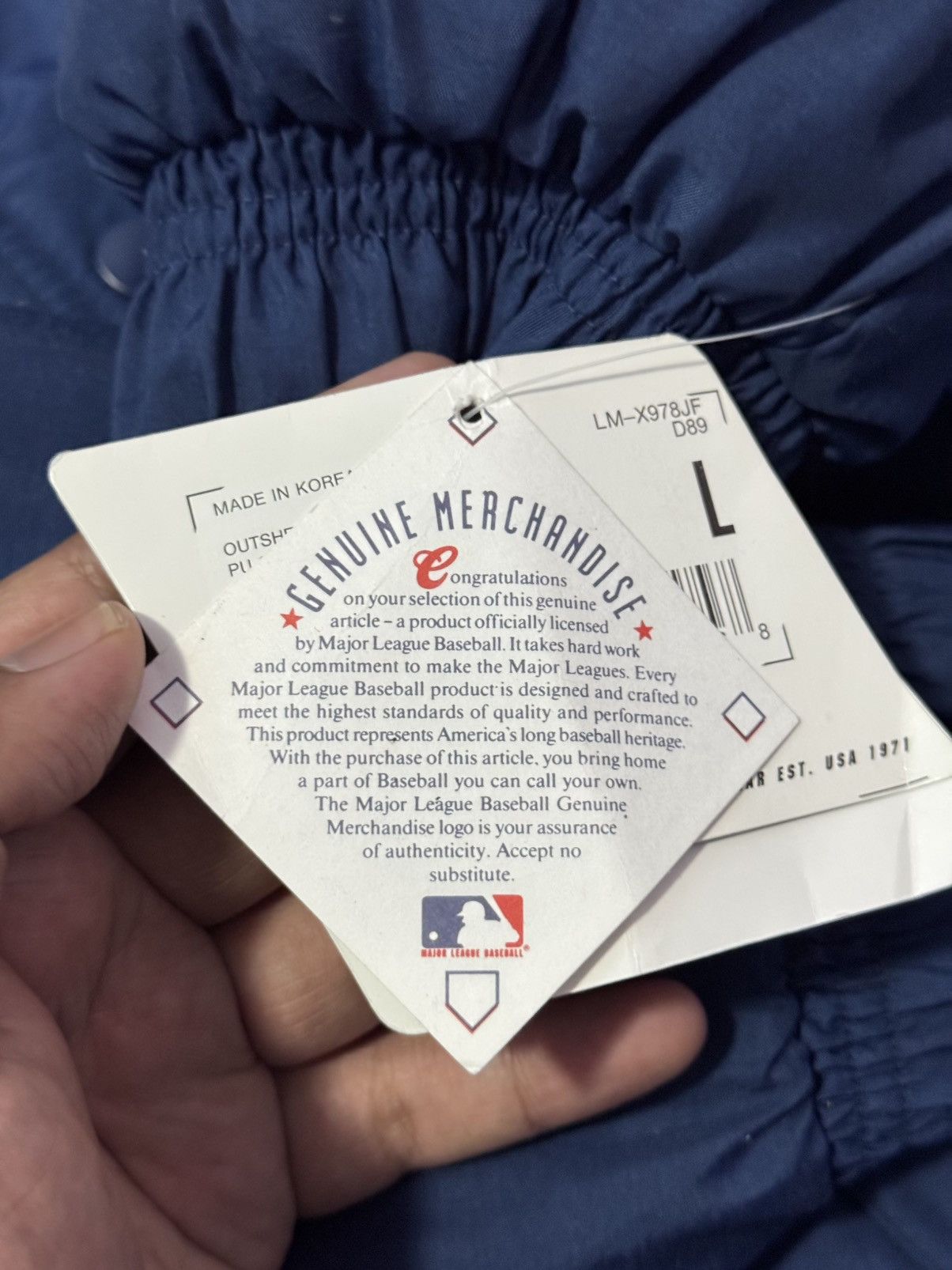 MLB × Starter Starter Jacket Cleveland Indians Size US L / EU 52-54 / 3 - 11 Thumbnail