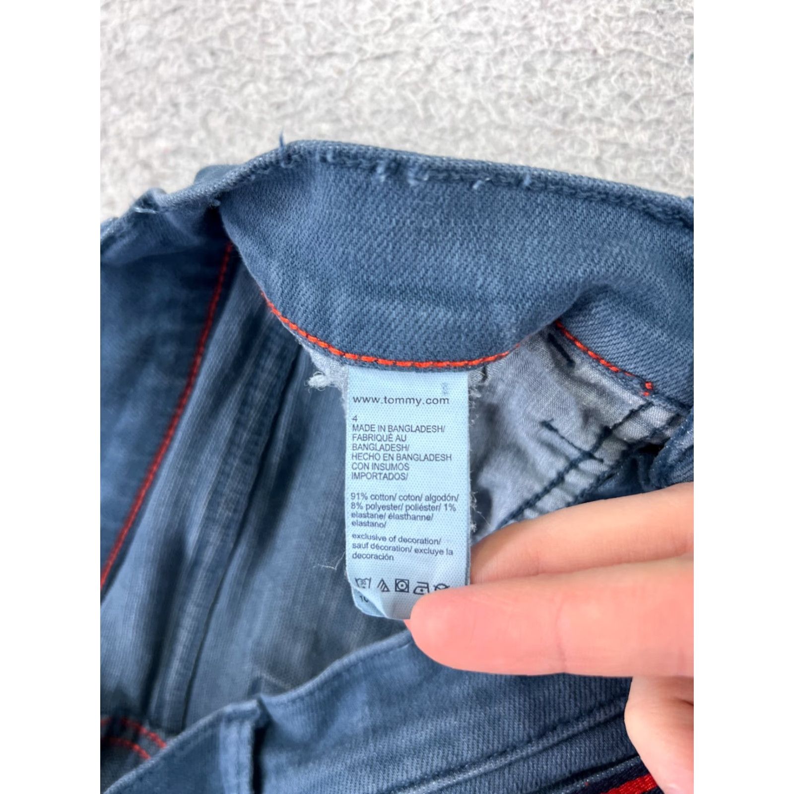 Tommy Hilfiger Tommy Hilfiger Women's Skinny Jeans Size 4 Blue Denim Mid Rise Comfort Stretch Size 27" / US 4 / IT 40 - 5 Thumbnail