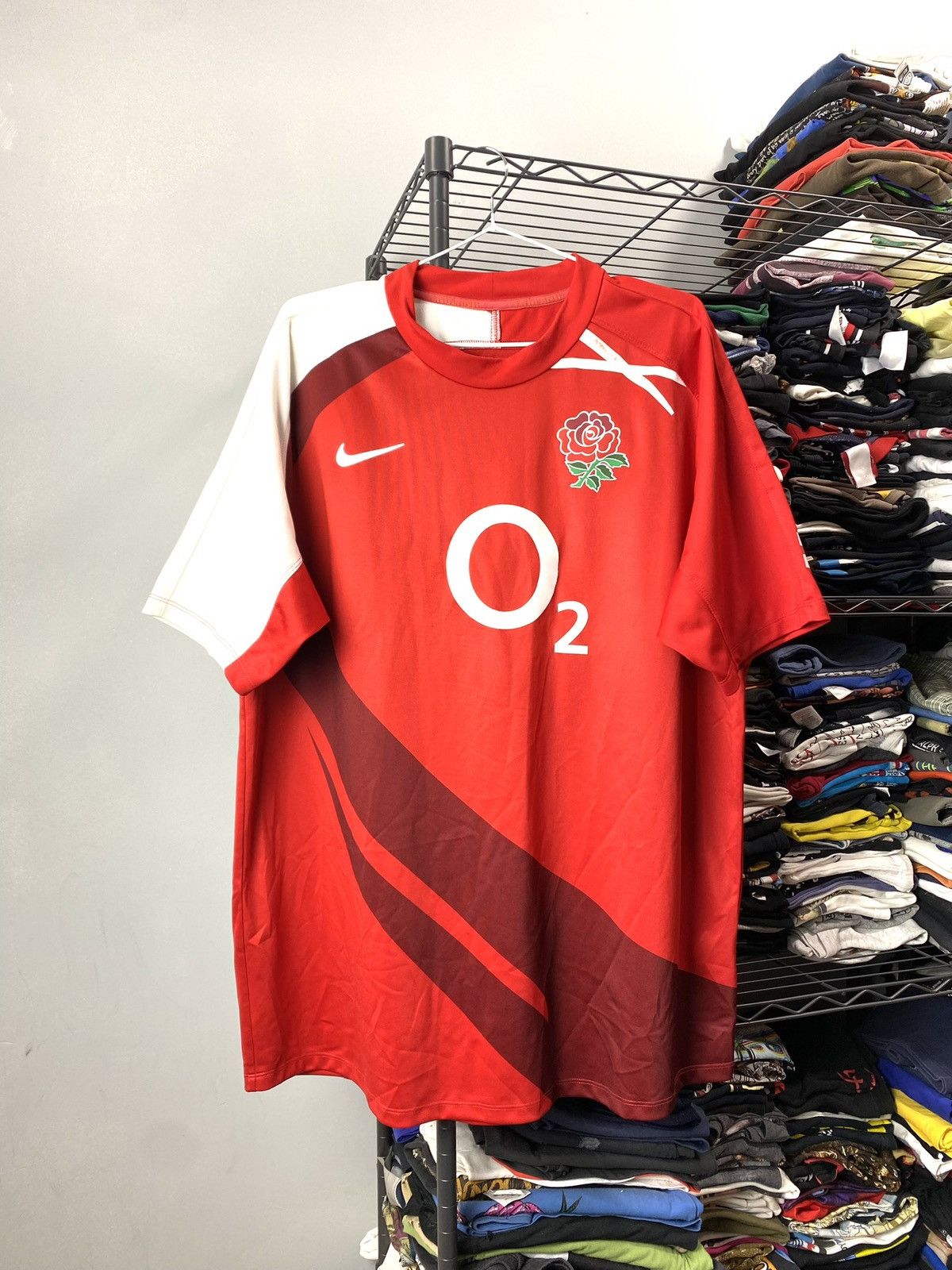 Nike 2000’s Vintage Nike England Rugby Jersey T Shirt Size US XL / EU 56 / 4 - 1 Thumbnail