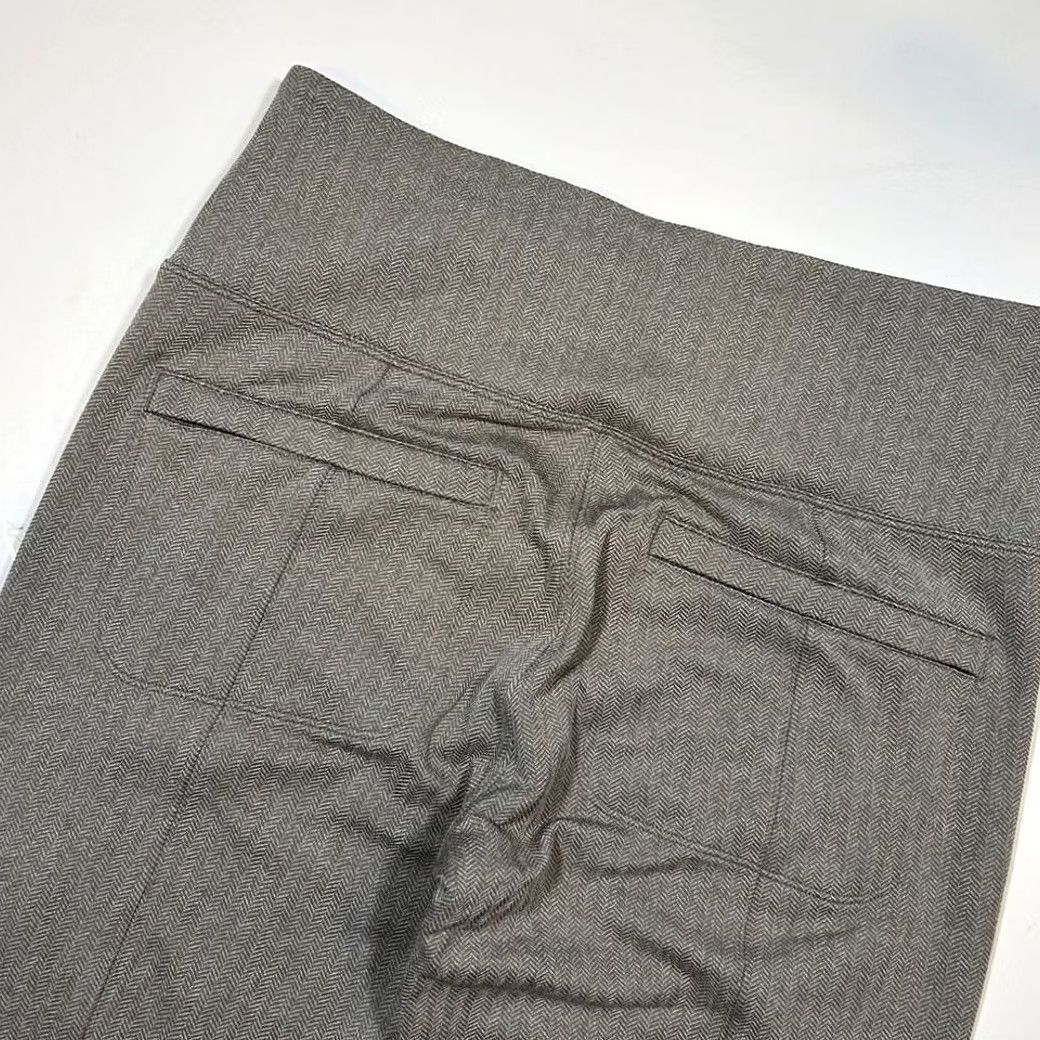 Athleta Athleta Leggings Womens Medium Gray Delancey Hereingbone Compression Pants Size 32" / US 10 / IT 46 - 4 Thumbnail