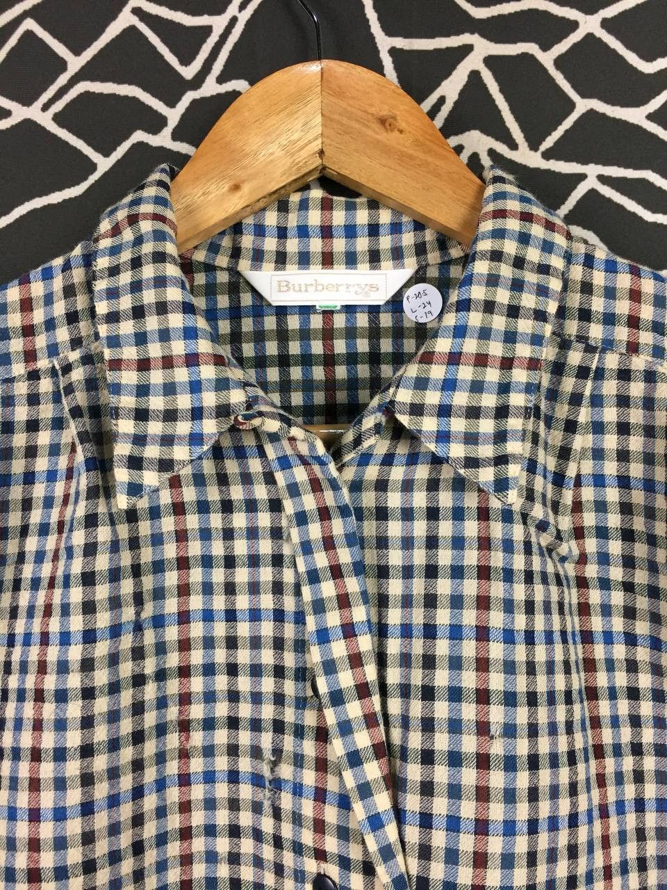 Burberry Vtg 90s Burberrys Classic Gingham Check Button Up Shirt Size US S / EU 44-46 / 1 - 6 Thumbnail